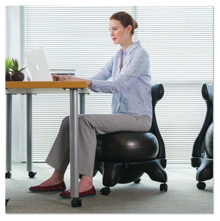 Backed Ergonomic Yoga Ball Chair - photo 4