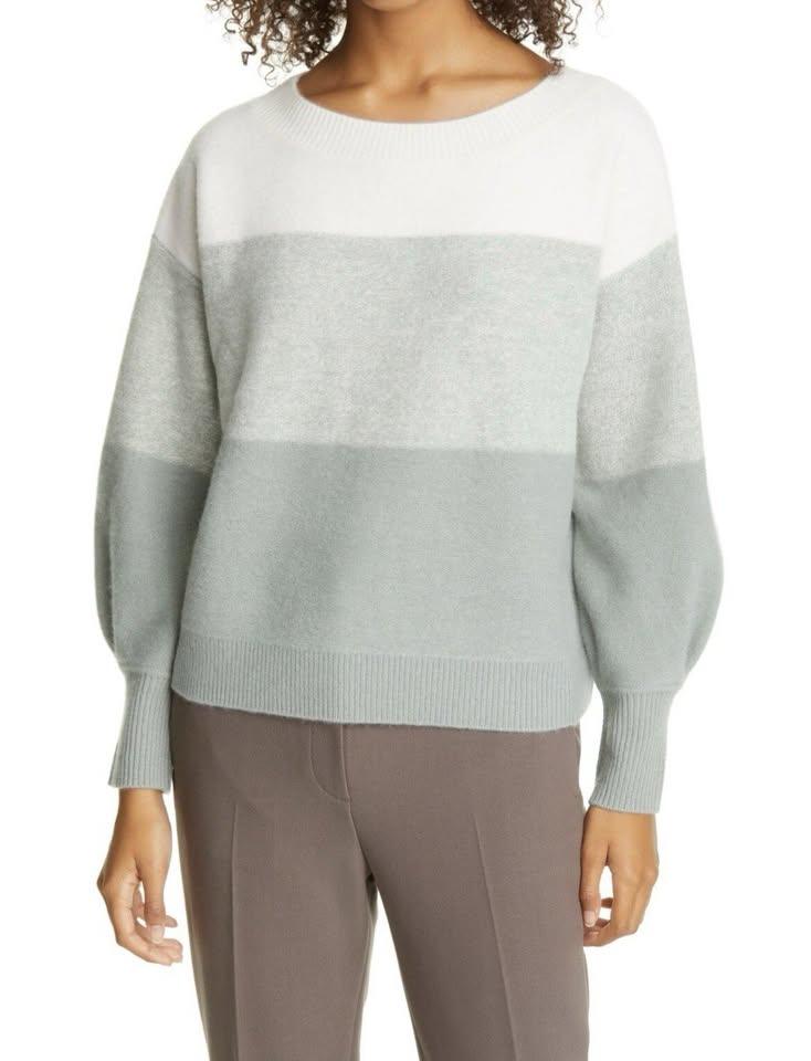 Club Monaco Cashmere Boatneck Sweater, Sea Glass Green (Size M) - photo 2