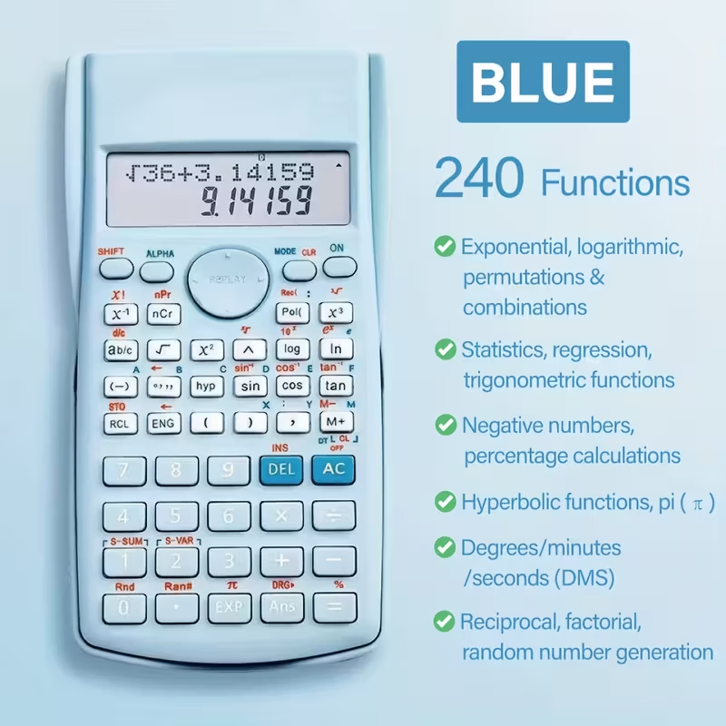 Advanced Scientific Calculator with 240 Functions