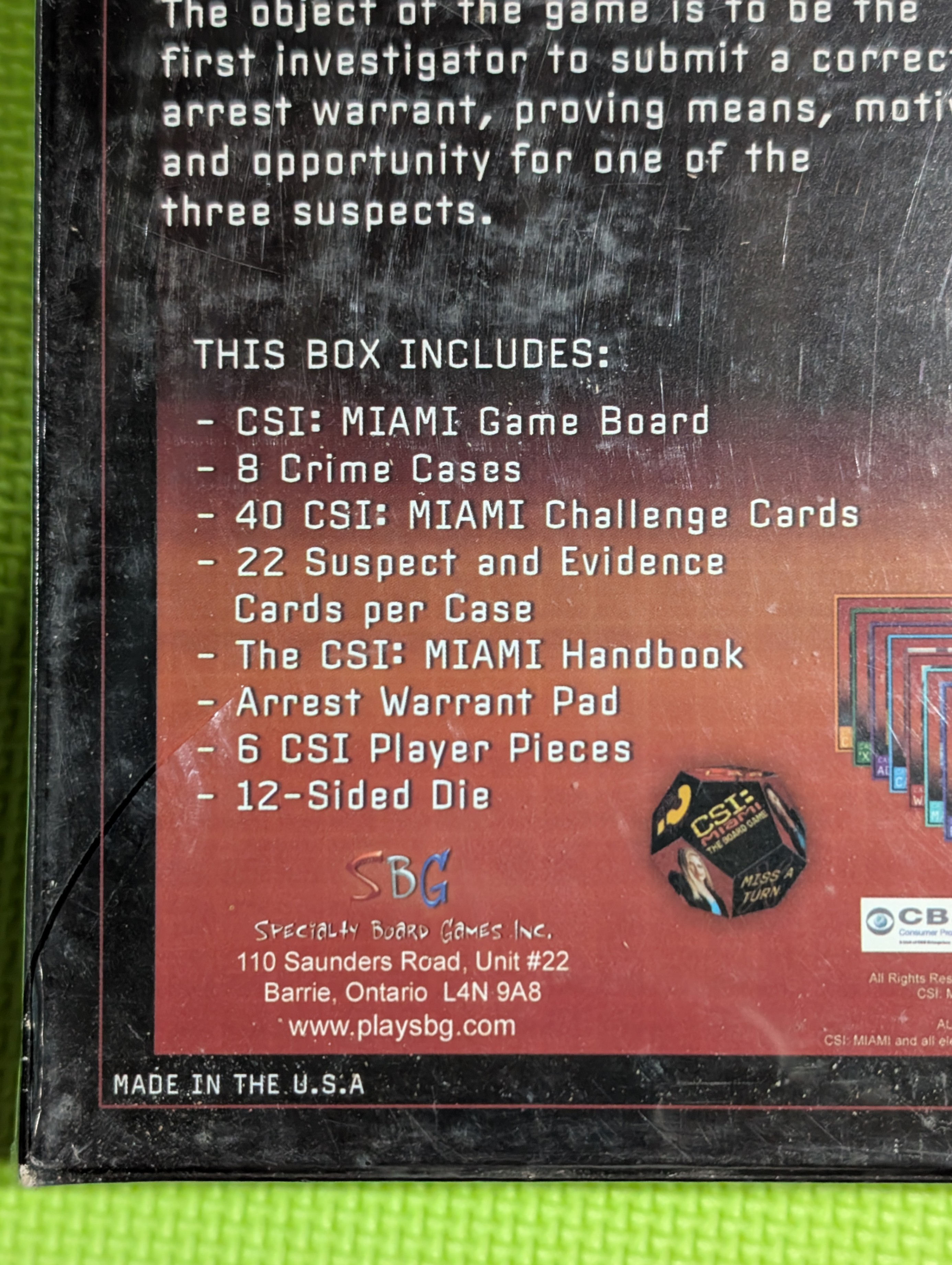 CSI: Miami The Board Game - photo 3