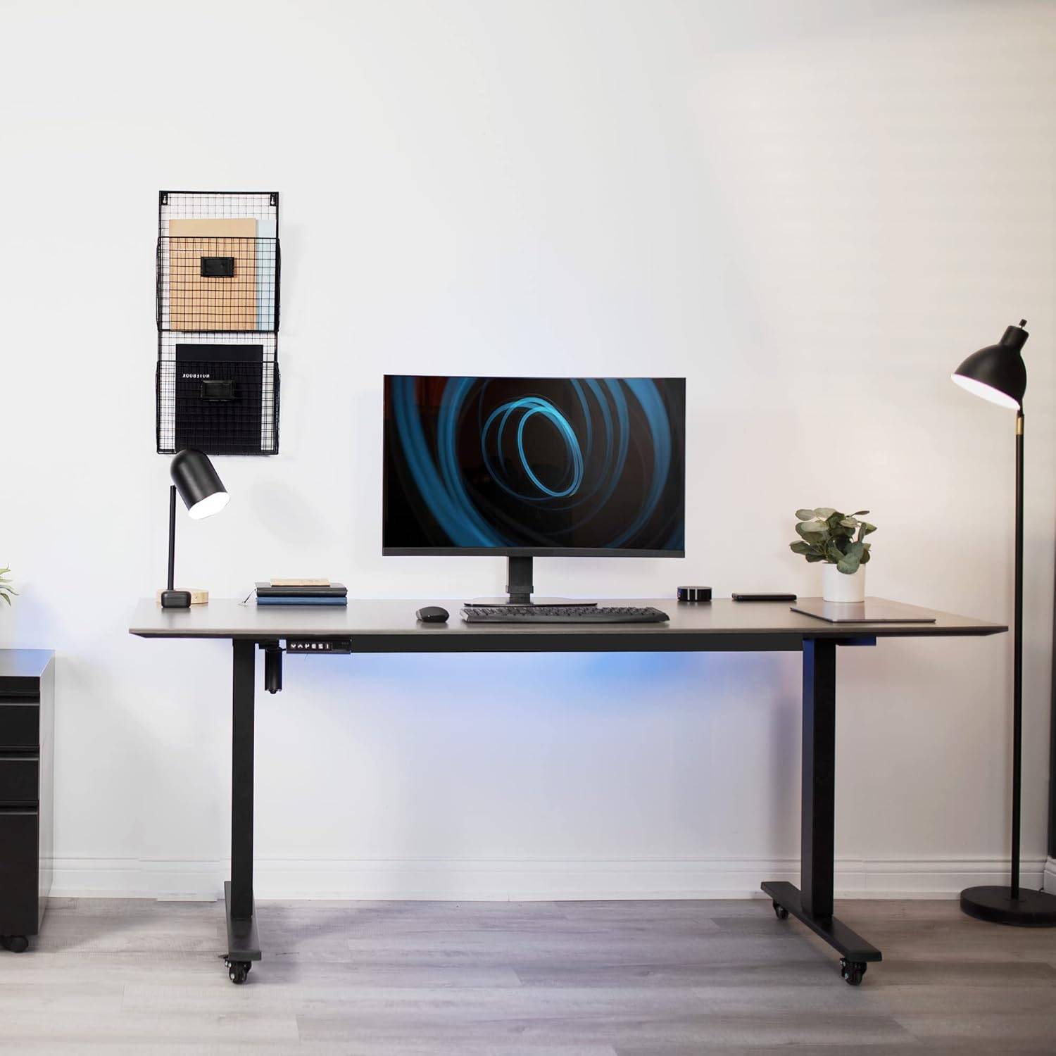New VIVO Tall Free Standing Single Monitor Desk Stand