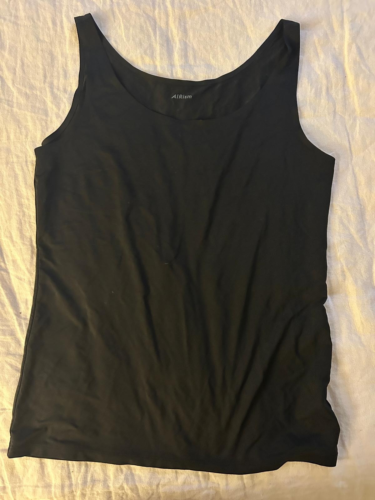 Uniqlo AIRism Black Tank Top (Size L) - photo 3