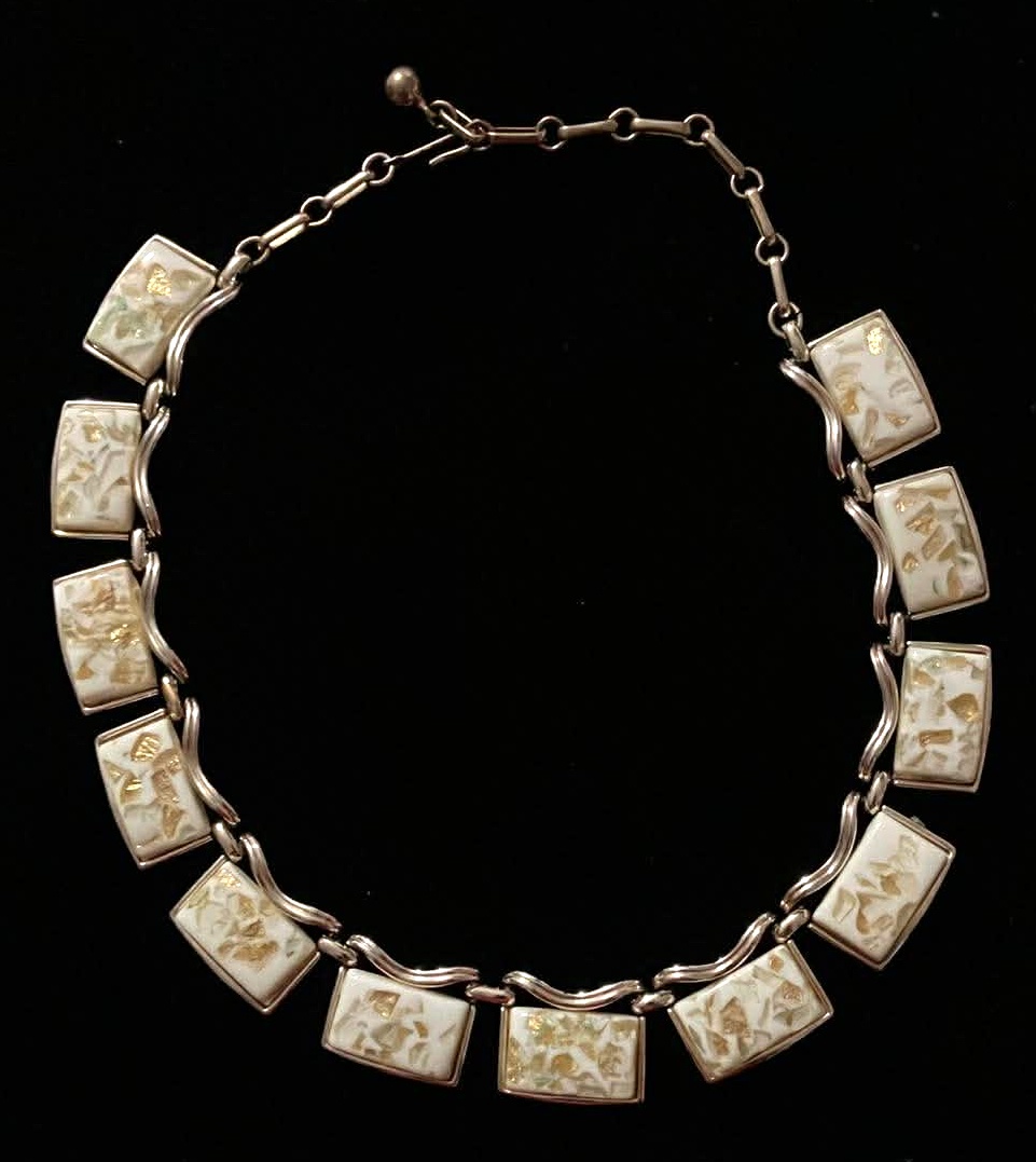 Vintage 1950 Stamped Coro Necklace - 16 Inches