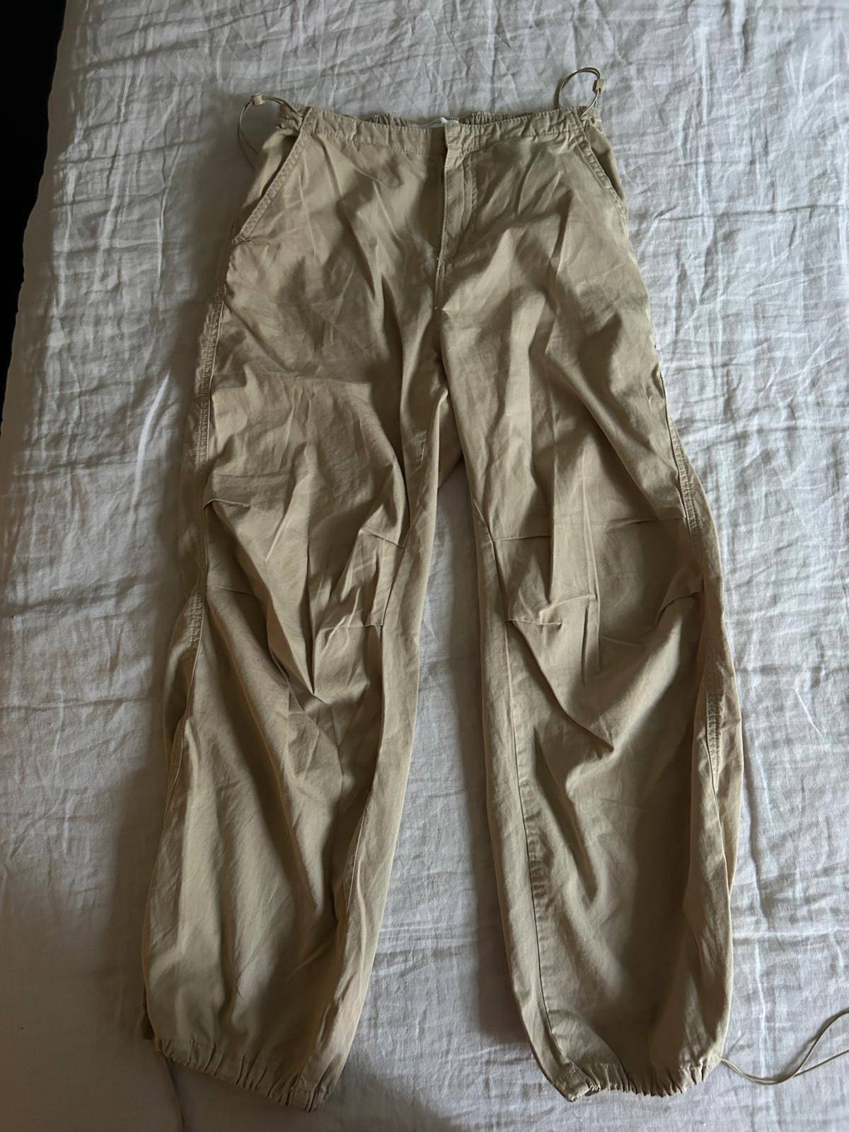 Mango Parachute Pants in Sand (Size Medium) - photo 3