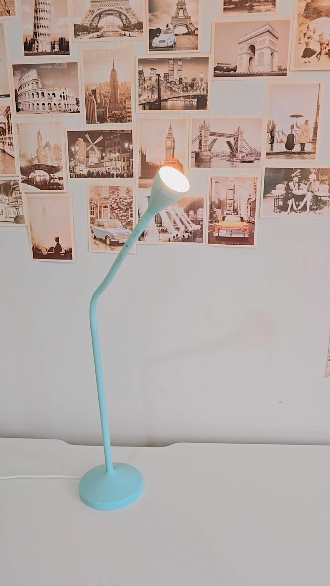 Ikea Light Blue Gooseneck Desk Lamp - photo 2