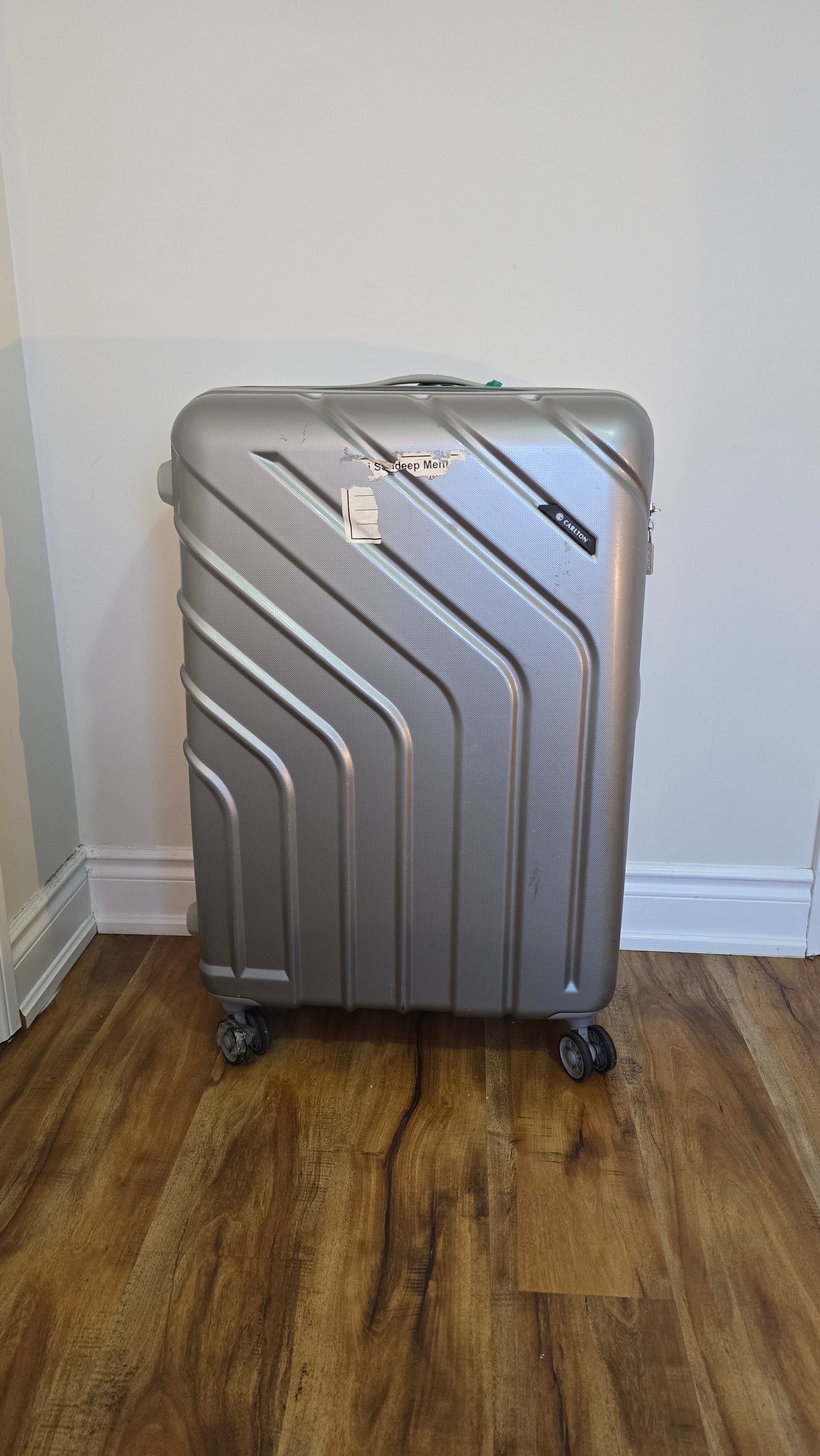 Carlton Silver Hardside Suitcase