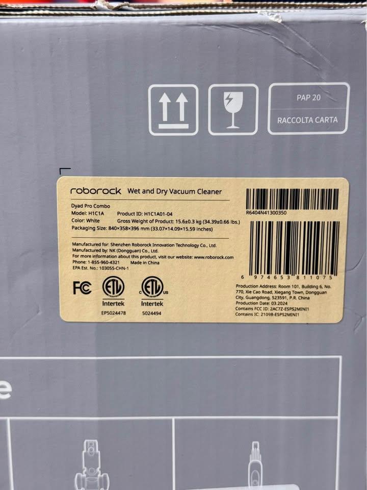 Roborock Dyad Pro Combo Wet Dry Vacuum. Open box! - photo 3