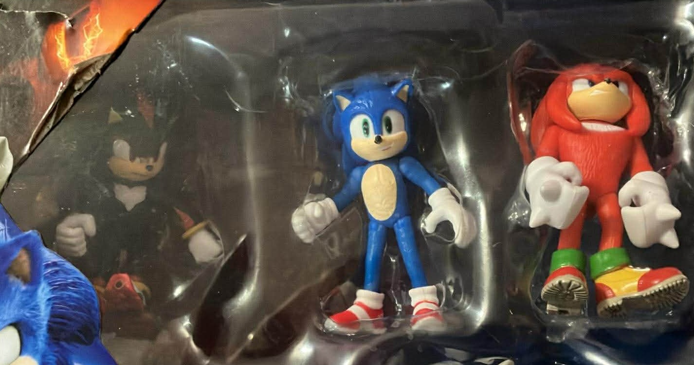 Sonic 3 Movie Action Figures (New) - 2 1/2 Inches - photo 2