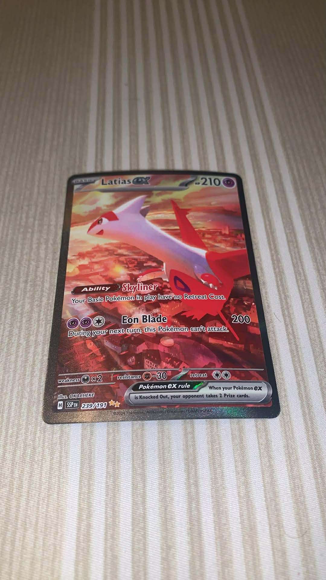 Latias EX Pokemon Card