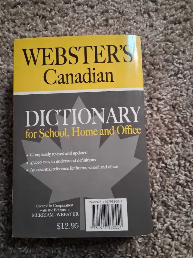 Webster's Canadian Dictionary