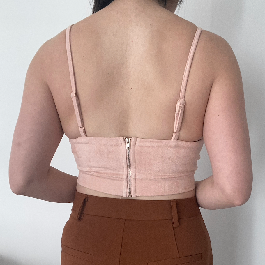 [NEW] Pink Triangle Crop Top - photo 3
