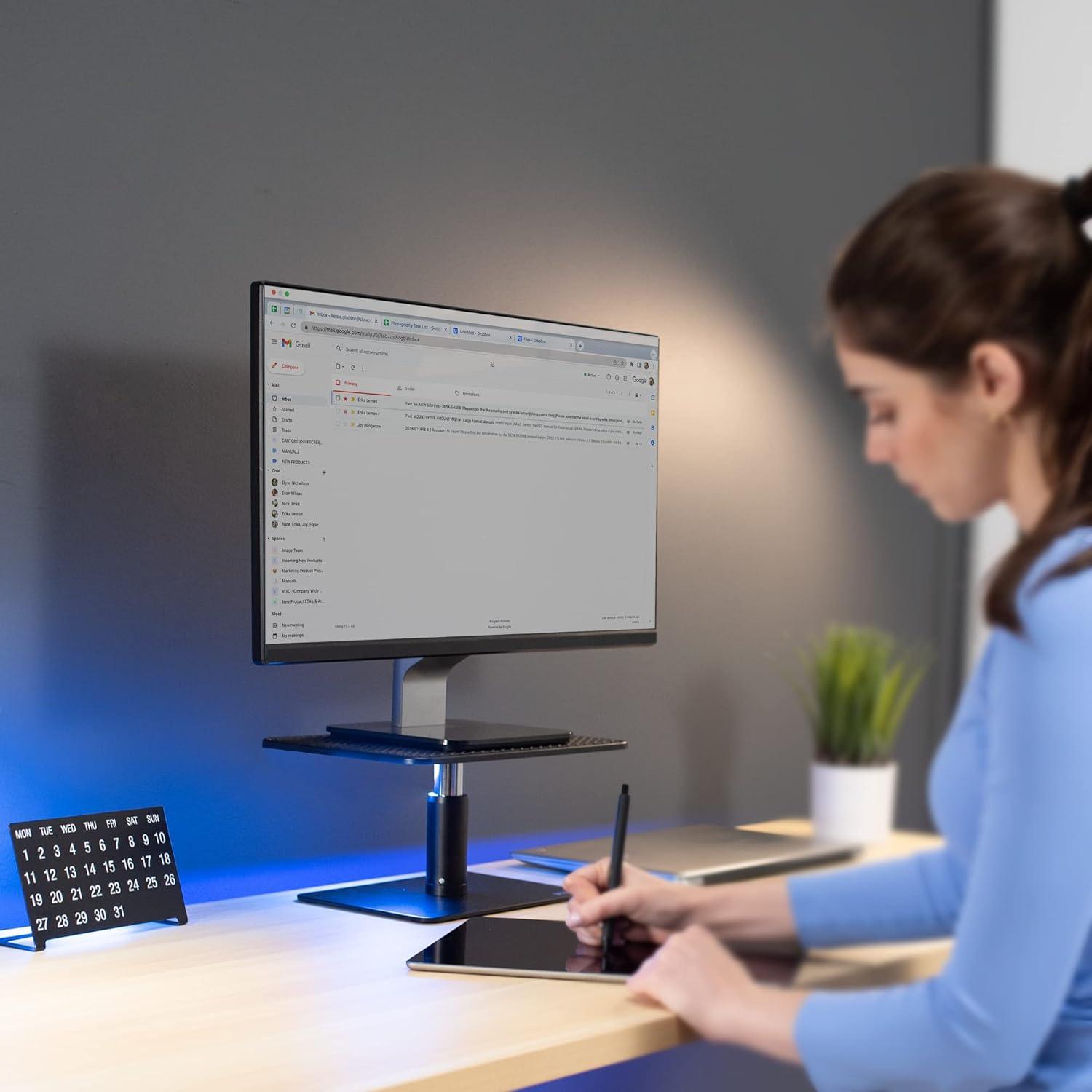 New VIVO Height Adjustable Computer Monitor and Laptop Riser