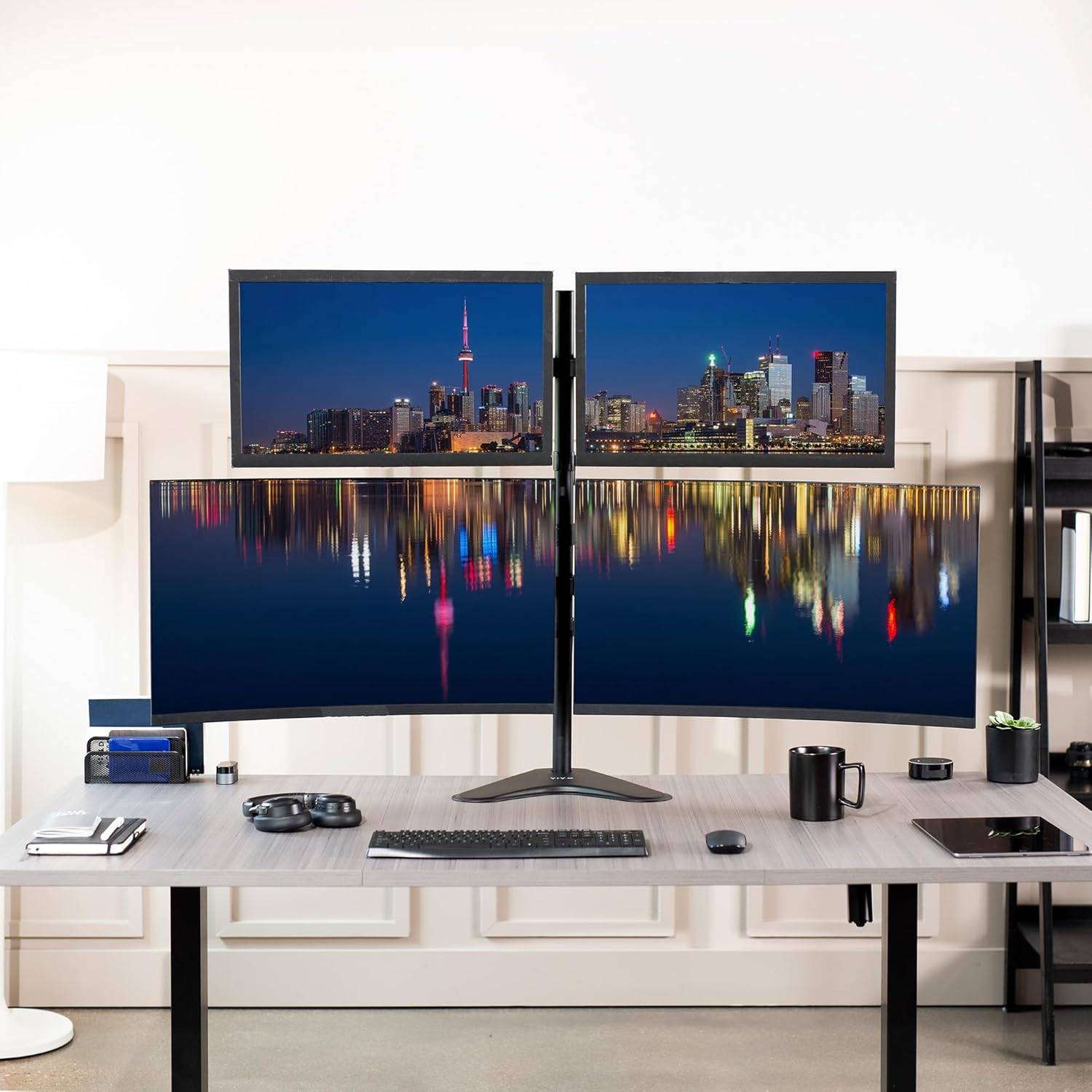 New VIVO Quad 13 to 30 inch Monitor Free-Standing Mount - photo 3