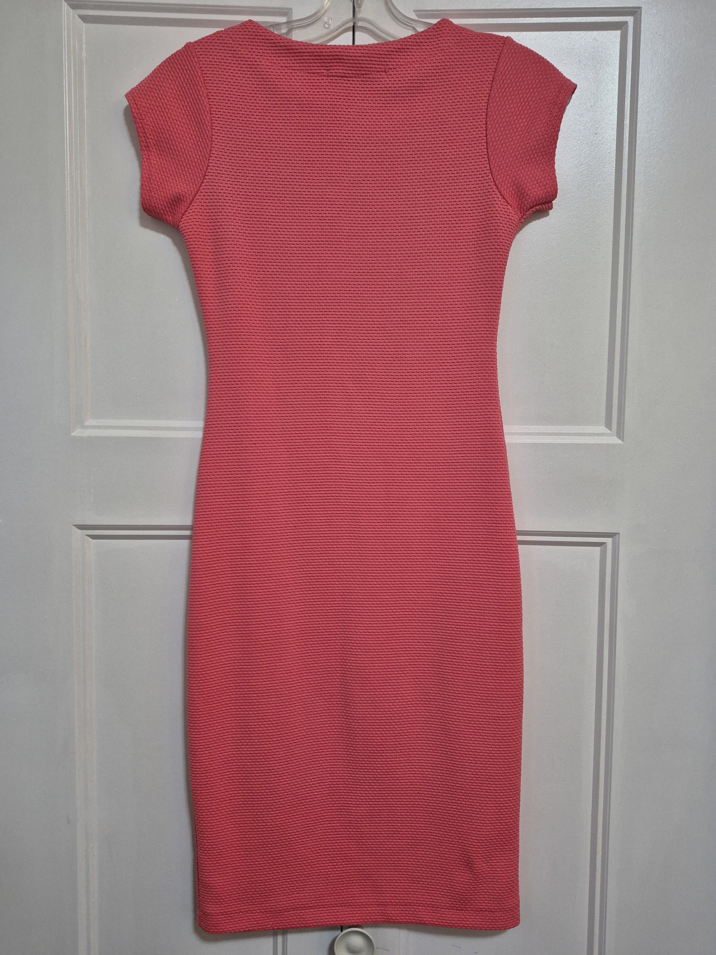 Pink Textured Bodycon Dress – XS - photo 4