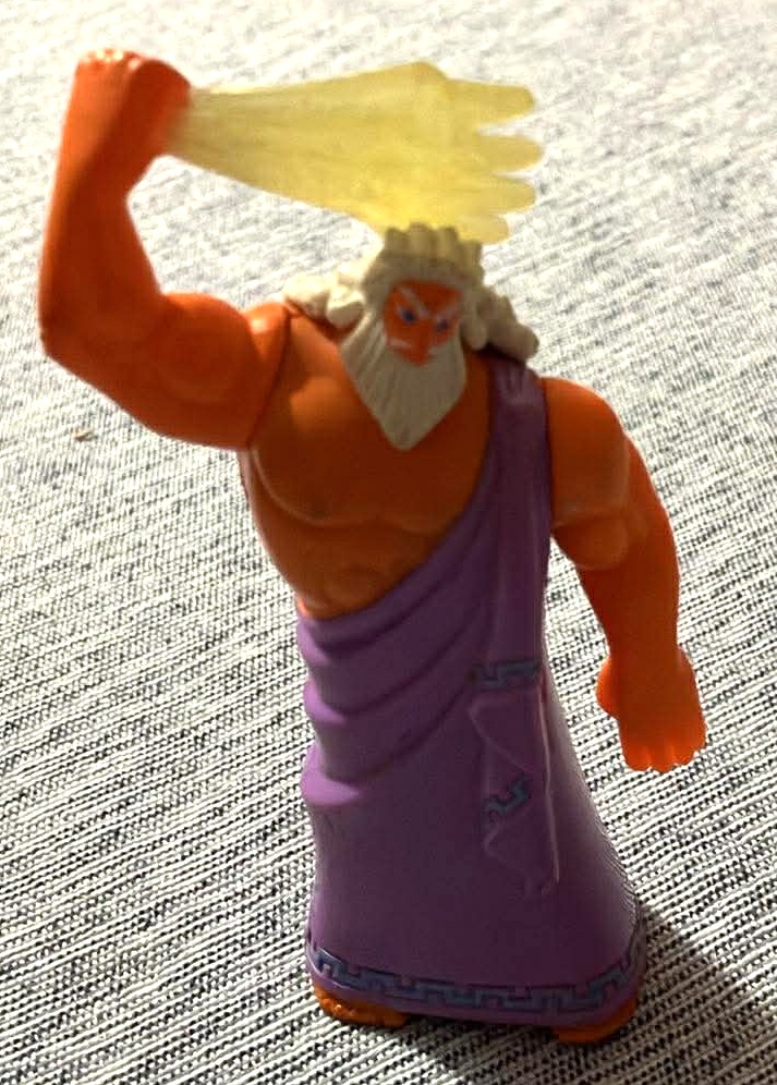 McDonald Disney Hercules Zeus Toy Figure - 4 Inches