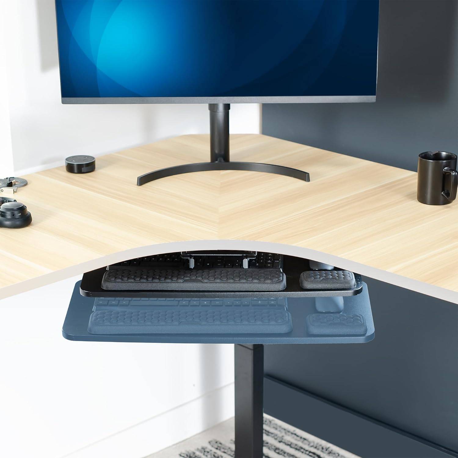 New VIVO Premium Adjustable Computer Keyboard and Mouse Tray - photo 3