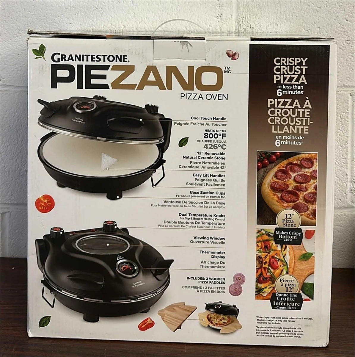 PIEZANO Crispy Crust Pizza Oven - photo 2
