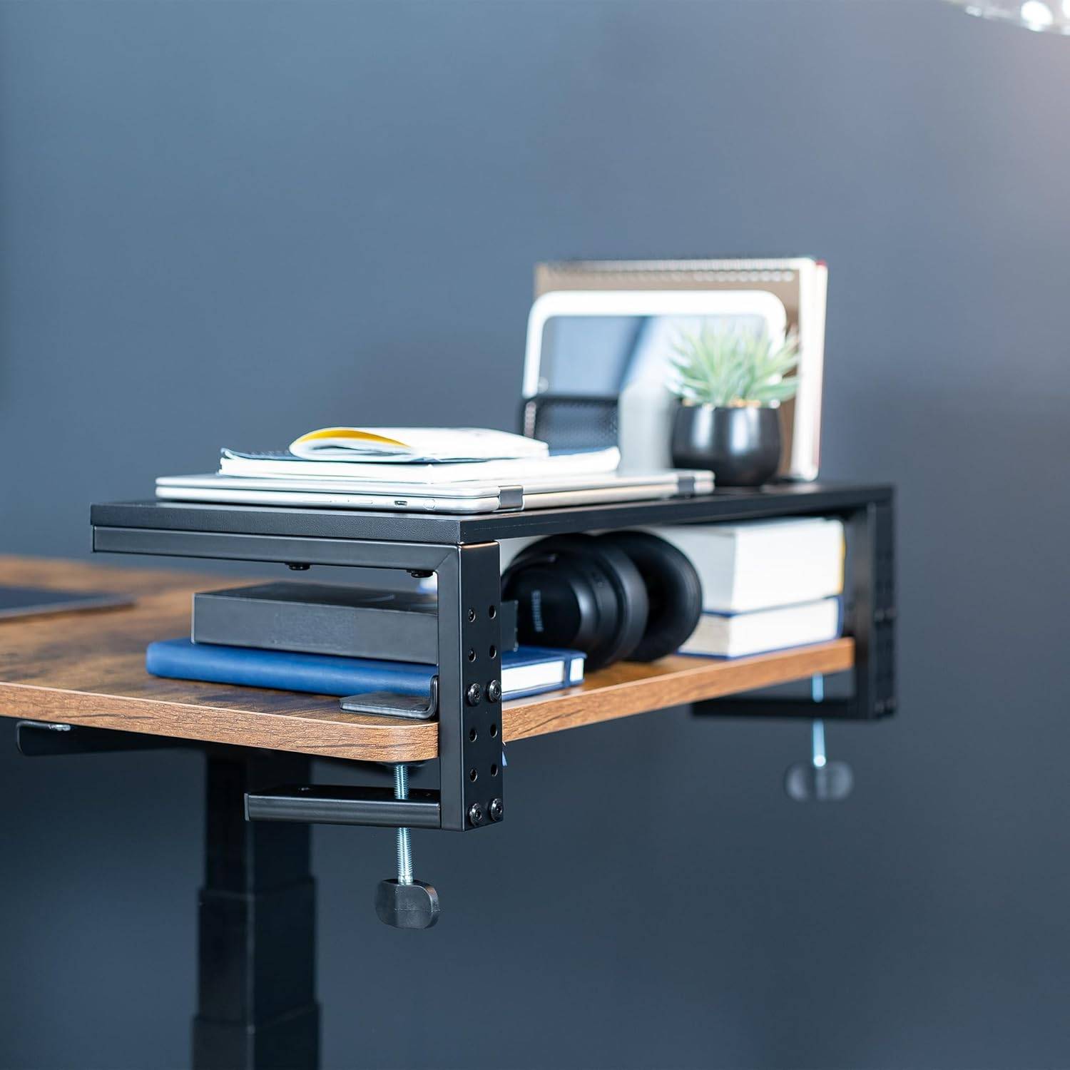 New VIVO Clamp-on 56cm Desk Extension Shelf/ Monitor Riser - photo 3