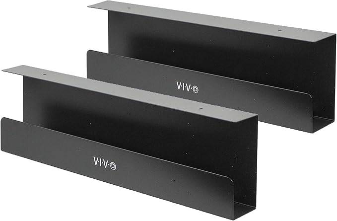 New VIVO 2 pack Under Desk 17 inch Cable Management Trays - photo 2
