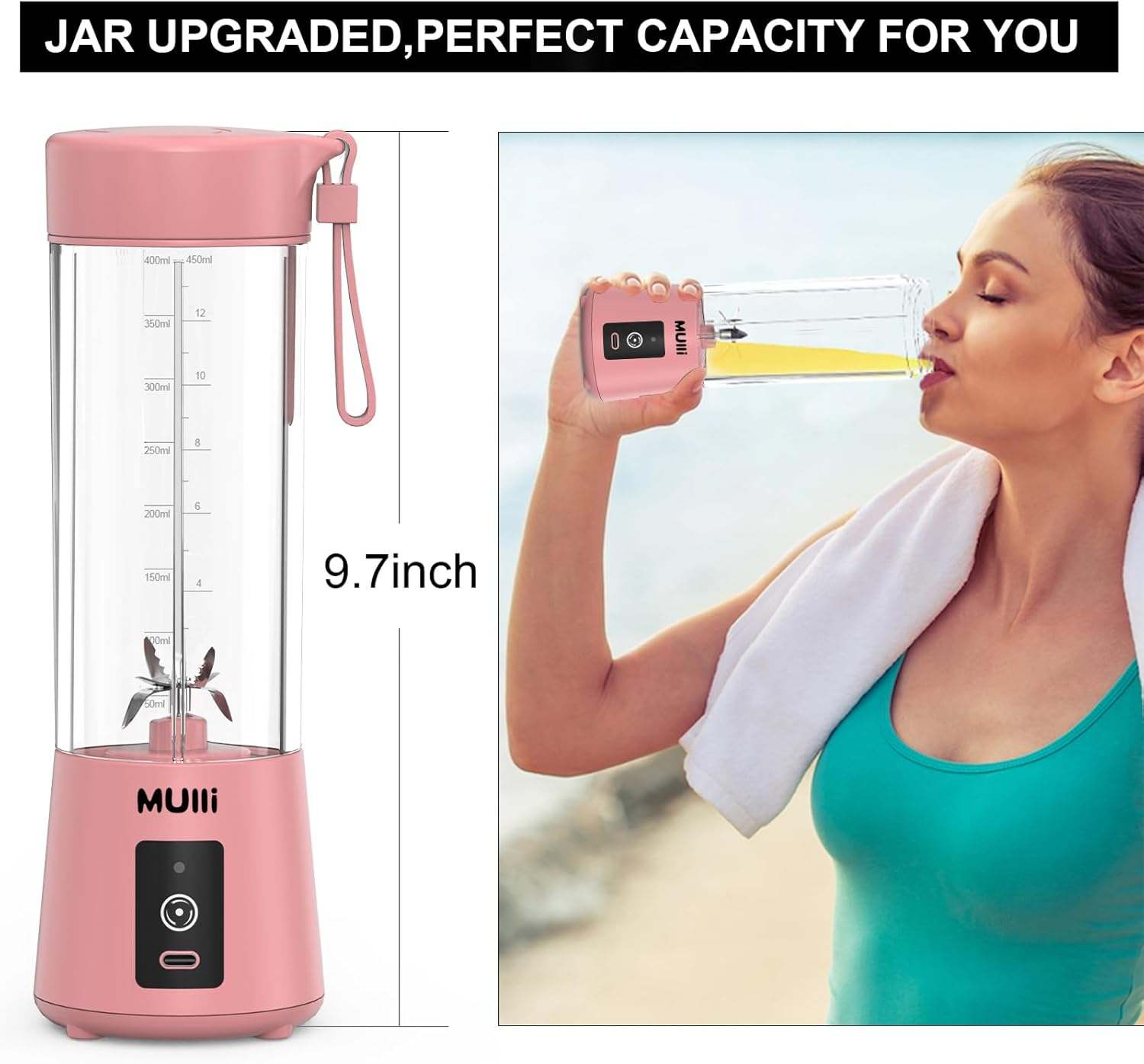 Mulli Portable Blender - Pink (NEW in BOX) - photo 2