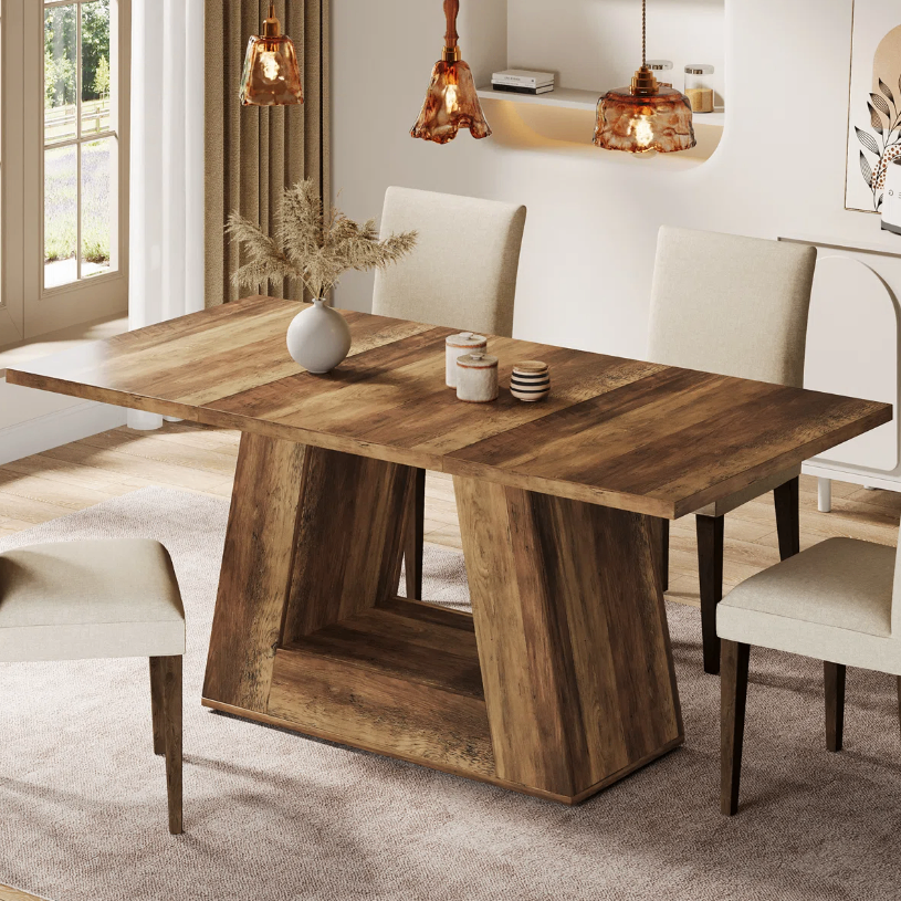 63" Dining Table For 4 With Sturdy Base - New in box - photo 5
