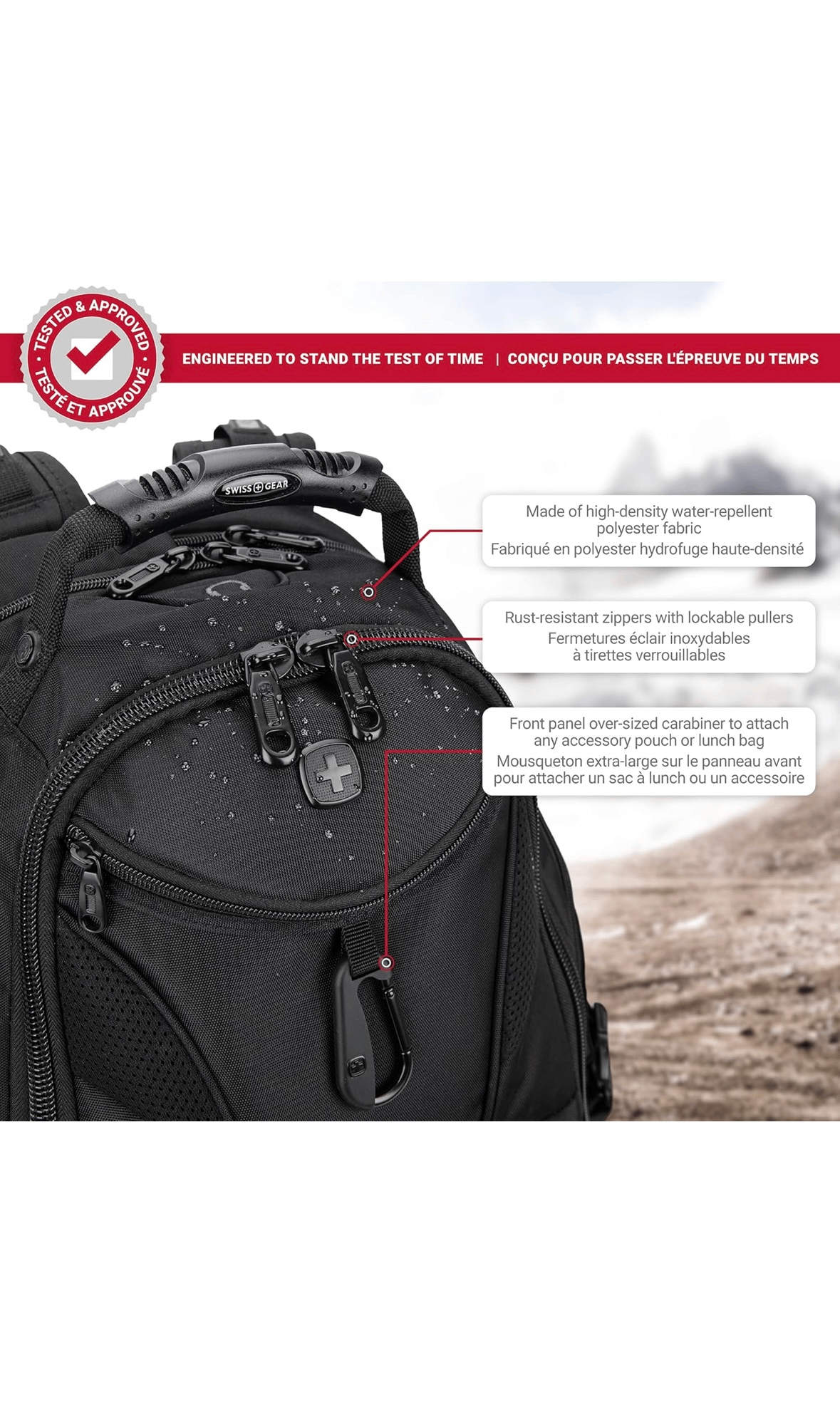 SwissGear ScanSmart TSA 17" inch Black Laptop Backpack - photo 3