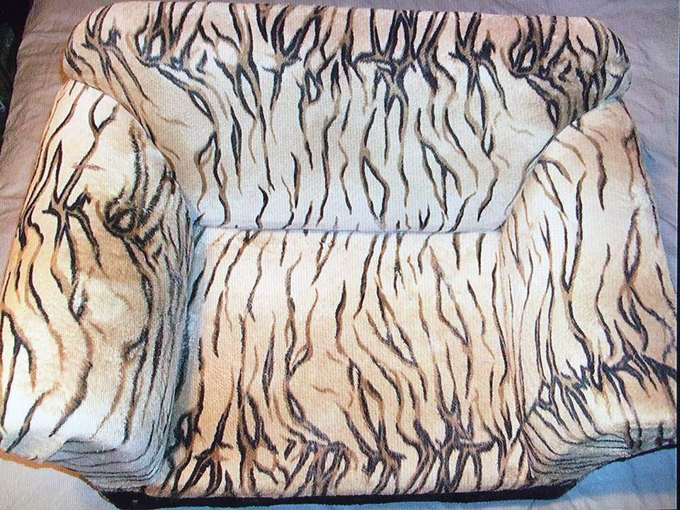 Leopard Print Armchair for small pet