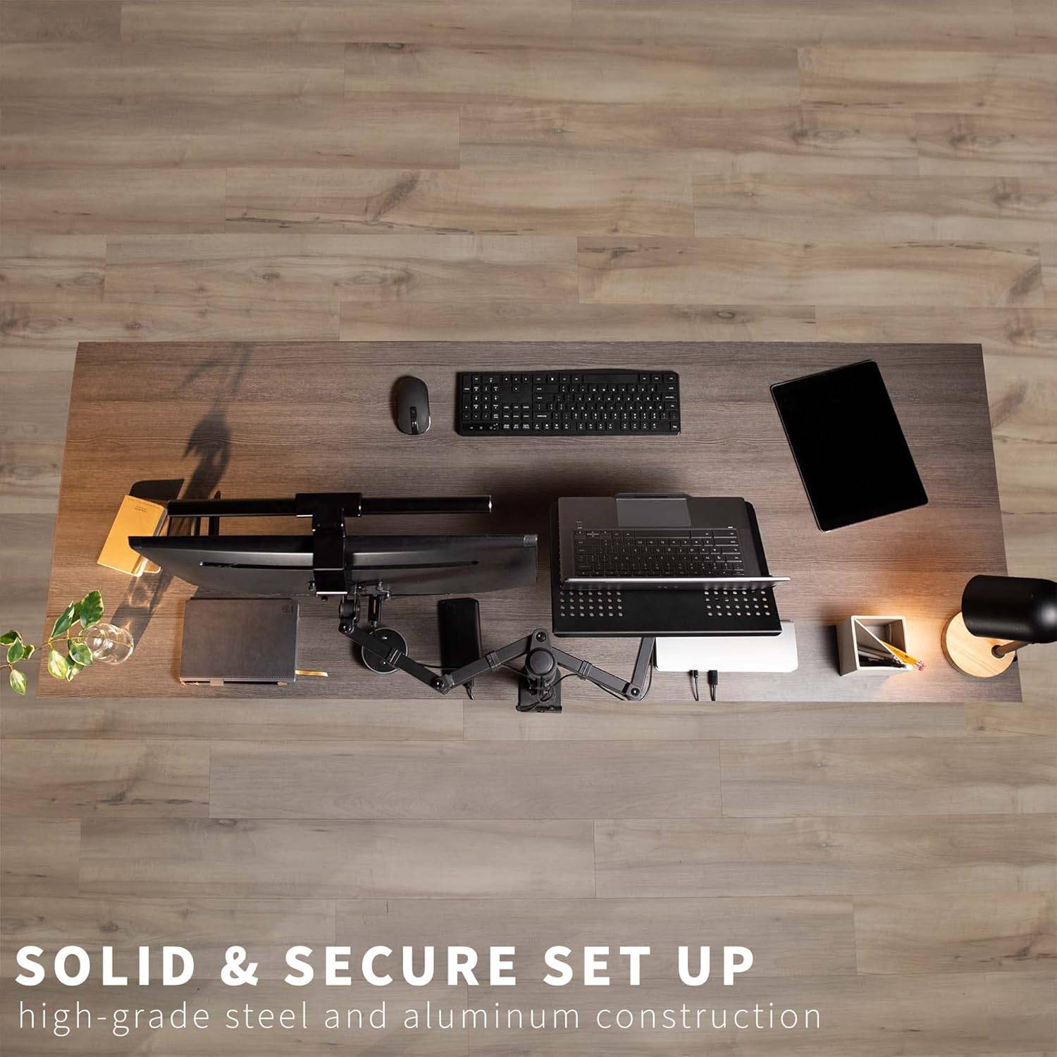 New VIVO Single Computer Monitor and Laptop Desk Mount Combo - photo 5