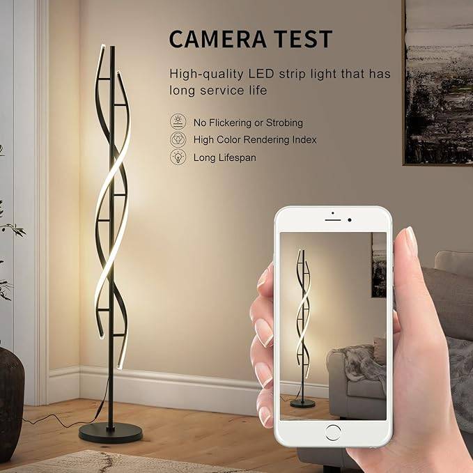 Spiral LED Floor Lamp - photo 4