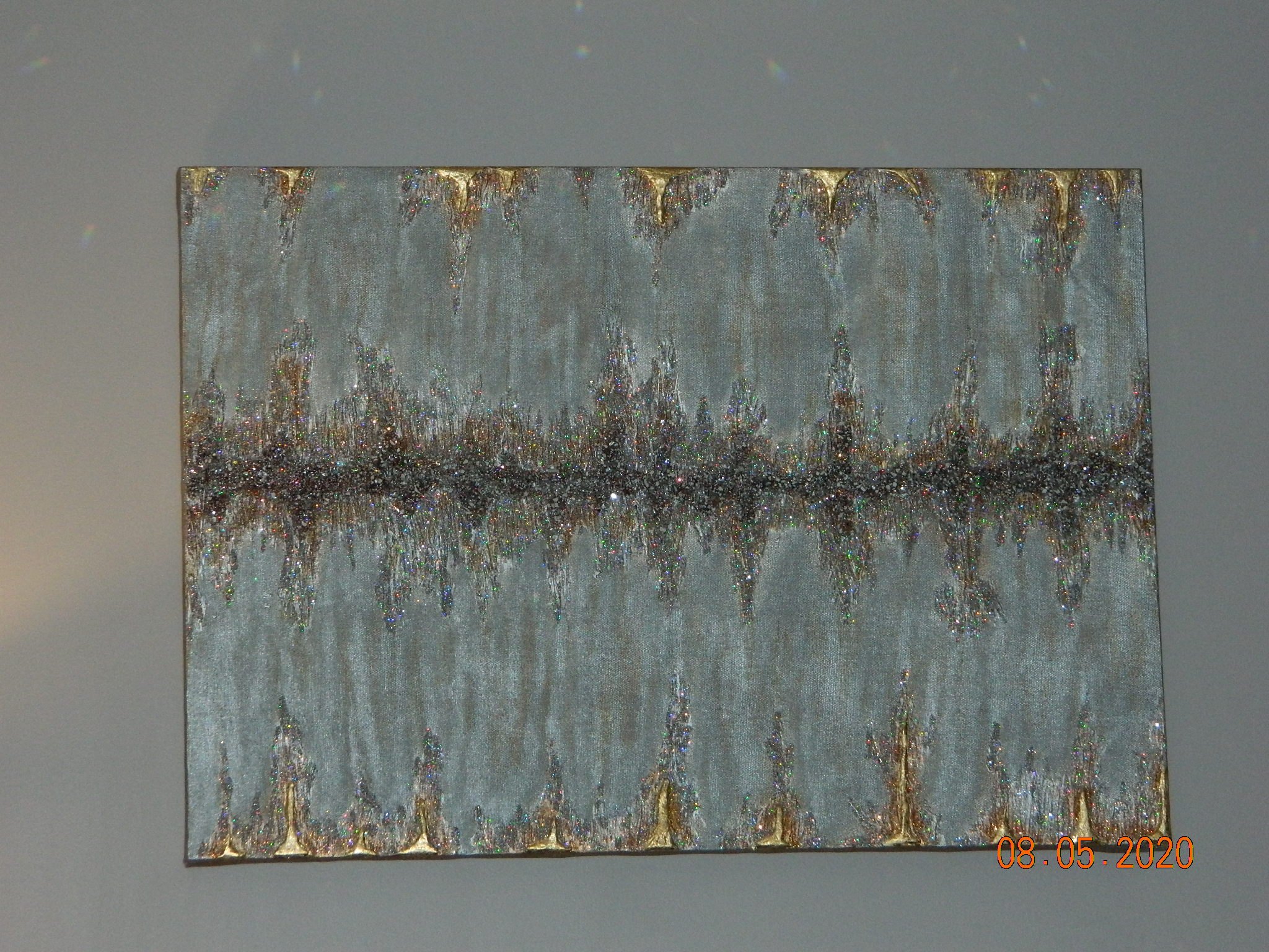 Textured wall art painting on canvas . Abstract wall art - photo 3