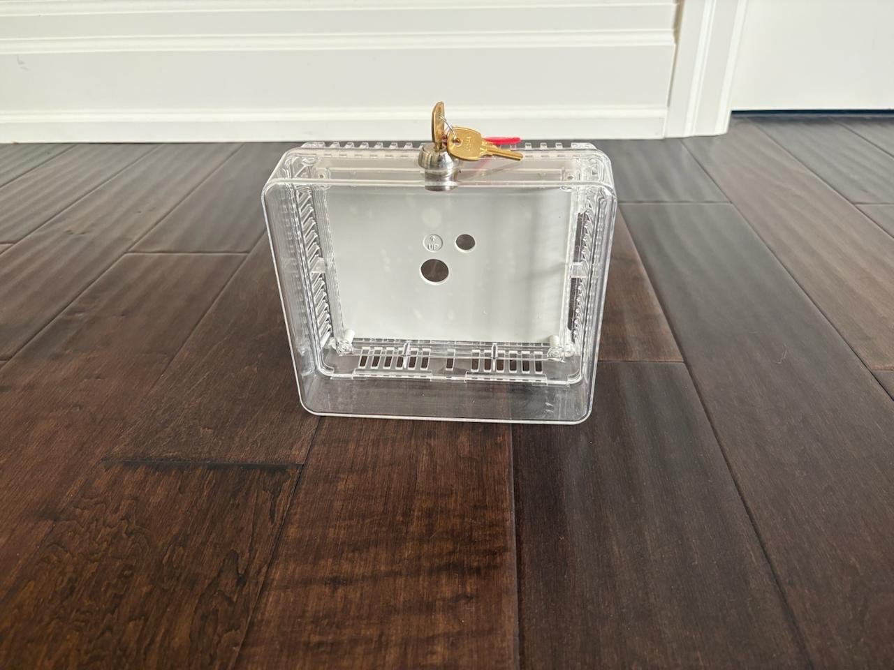 Clear Thermostat Cover With Lock