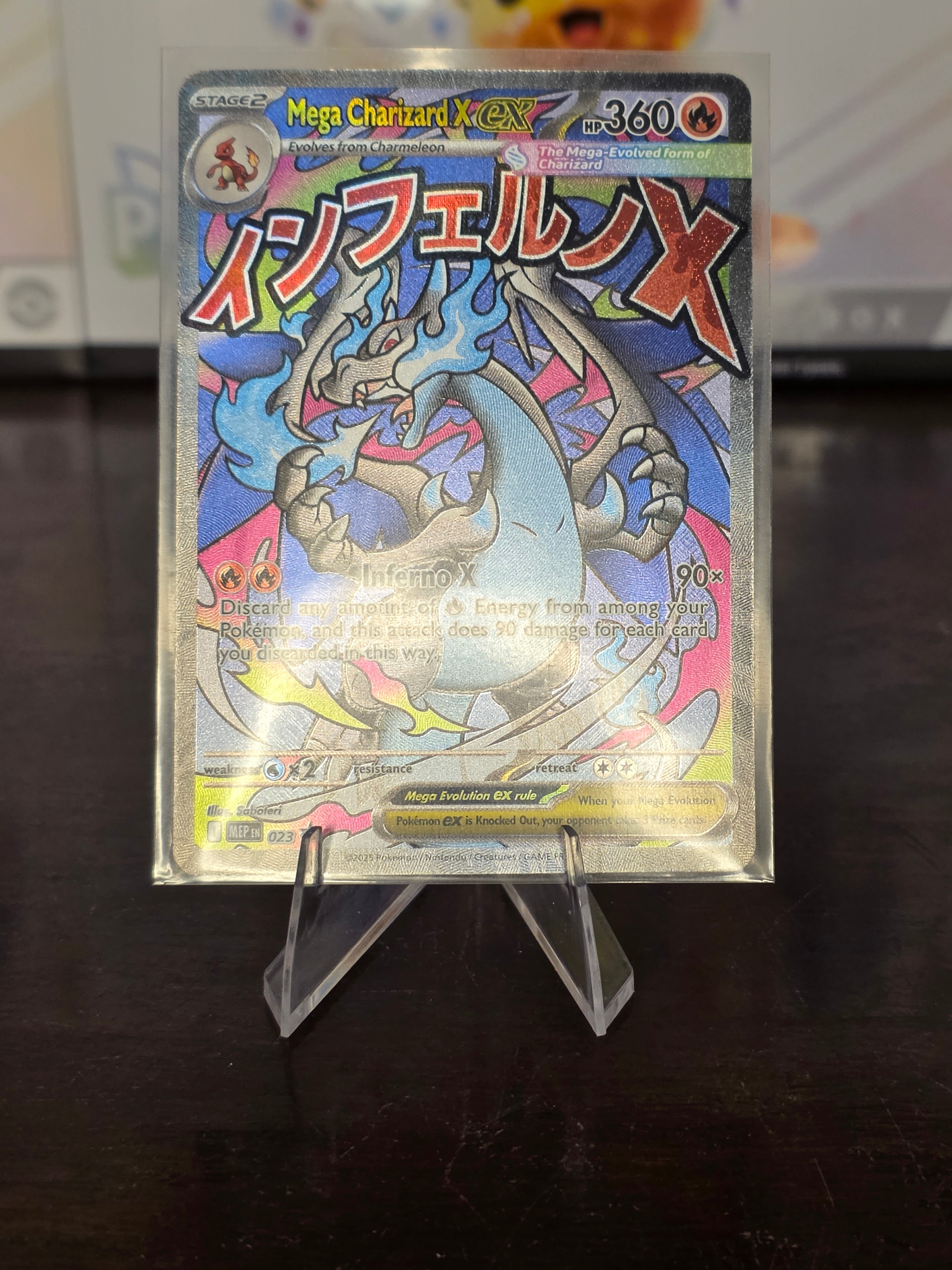 Mega Charizard X EX #23 – NM Pokémon Card