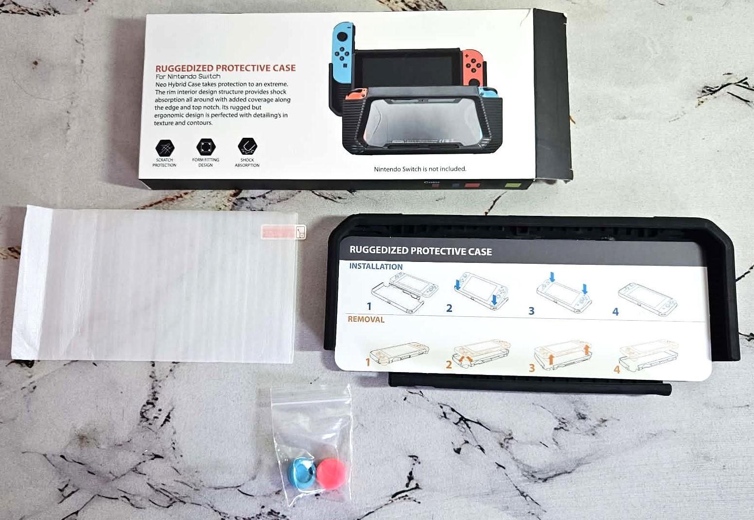 Nintendo Switch Accessories (Joy-Con Grips, Case Protector!) - photo 3