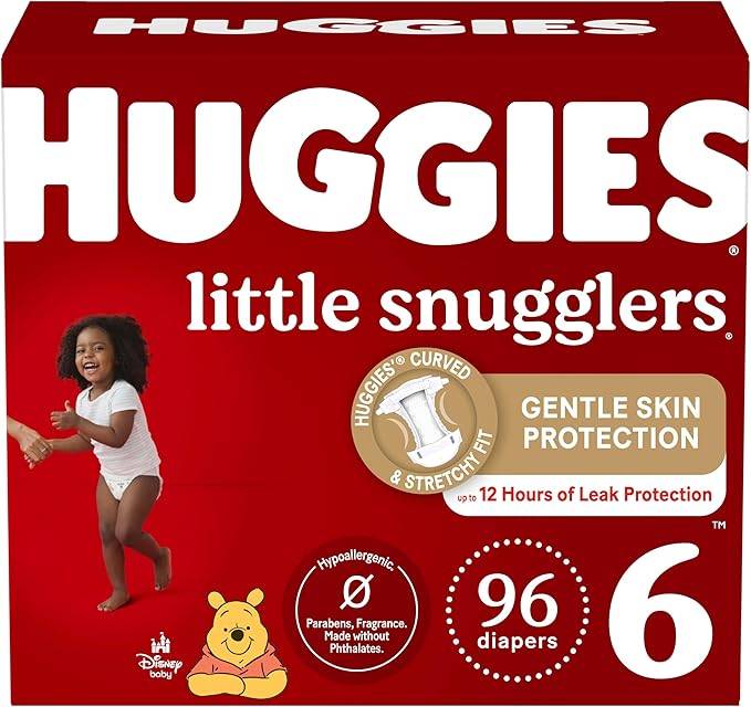 Huggies Little Snugglers Size 6, 96 Diapers