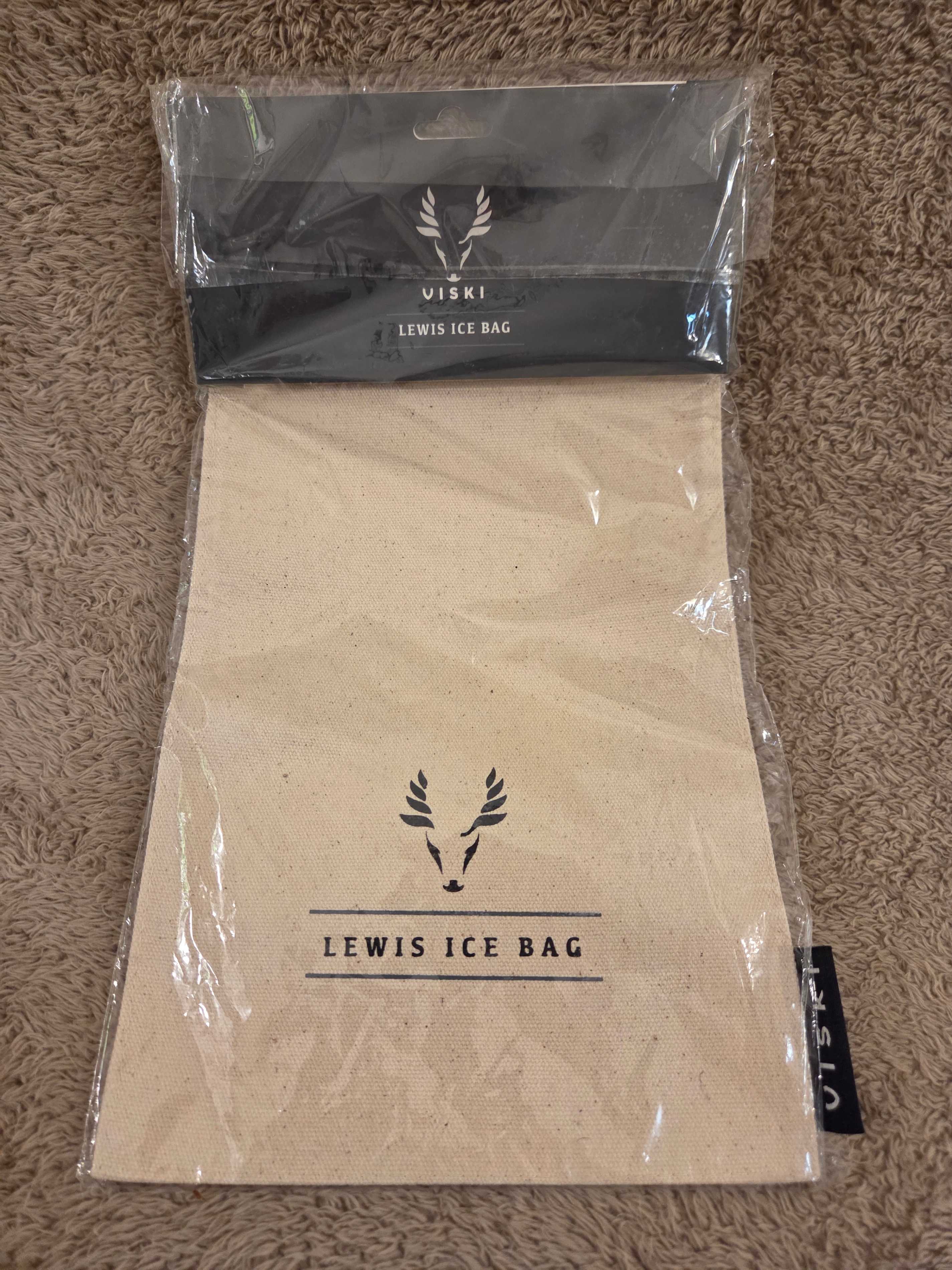 Viski Lewis Ice Bag – Canvas, New in Package