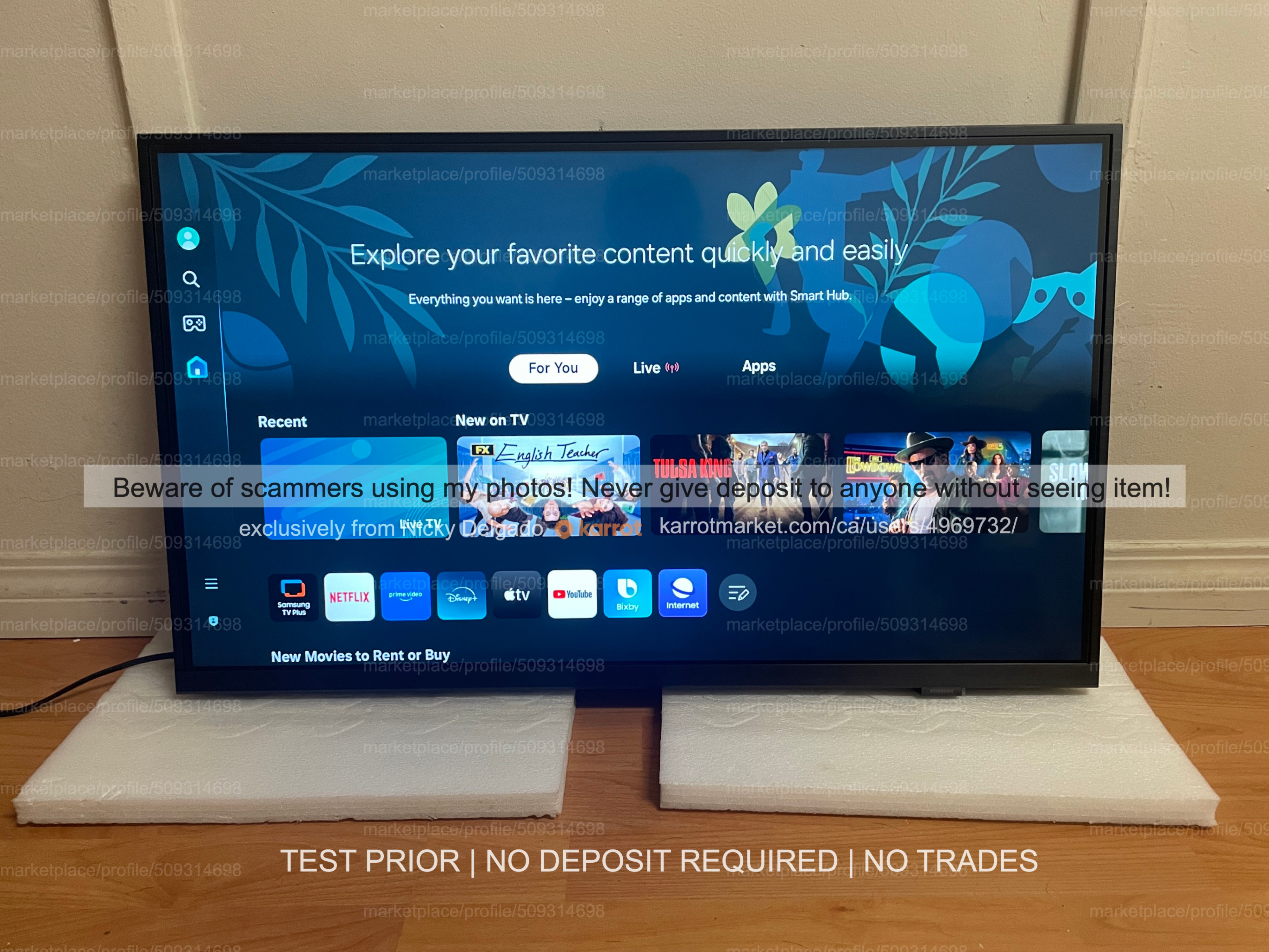 Samsung 32" F6000F Series 1080p HD HDR LED Tizen Smart TV - $160 - photo 2