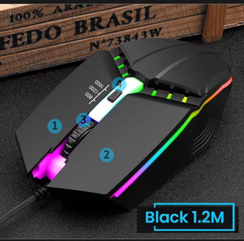 [Gaming Mouse] LED Luminous Backlit USB Wired Gaming Mouse - photo 2