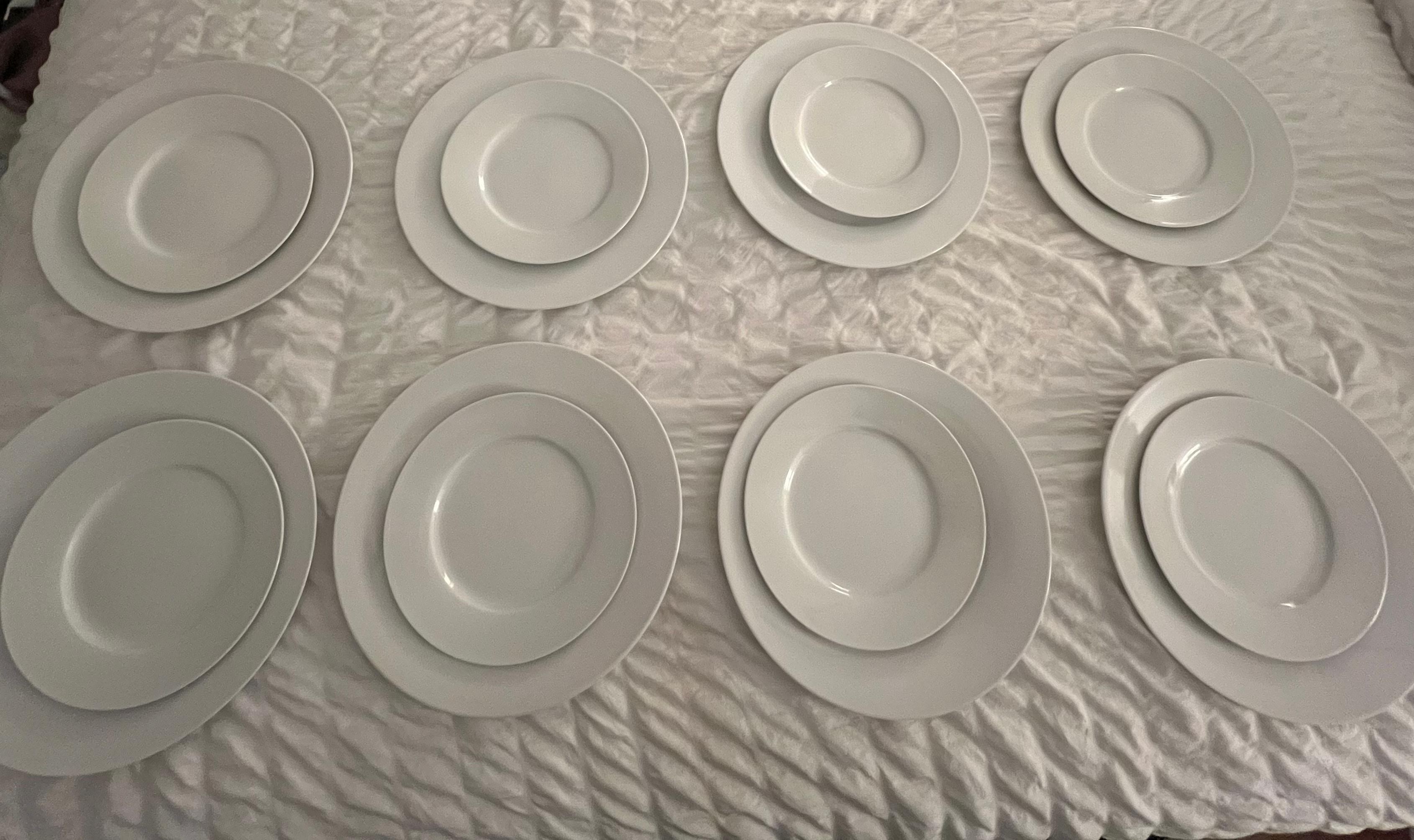 Crate&Barrel Porcelain Dinner and Dessert Plates - photo 2