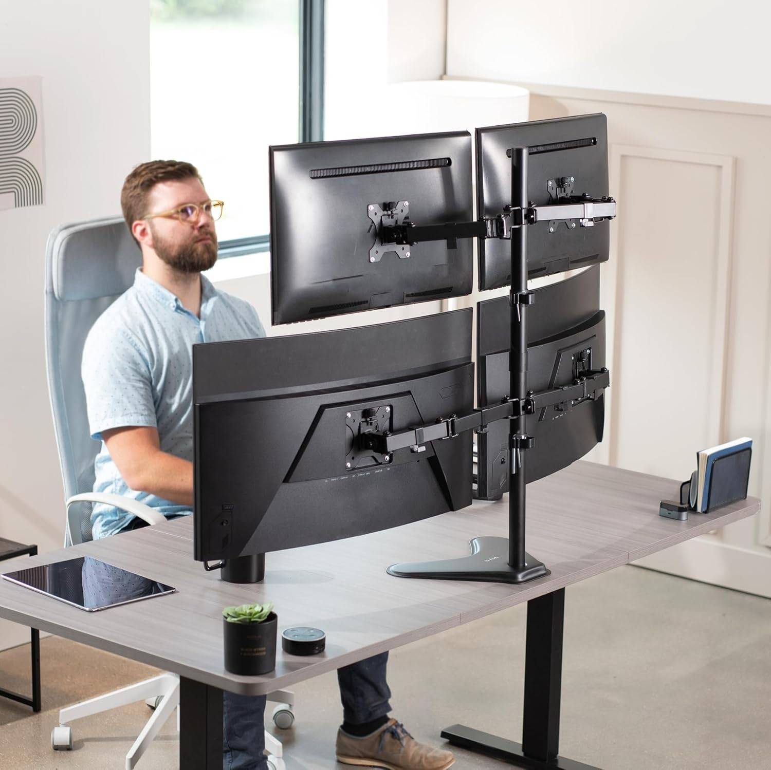 New VIVO Quad 13 to 30 inch Monitor Free-Standing Mount - photo 2
