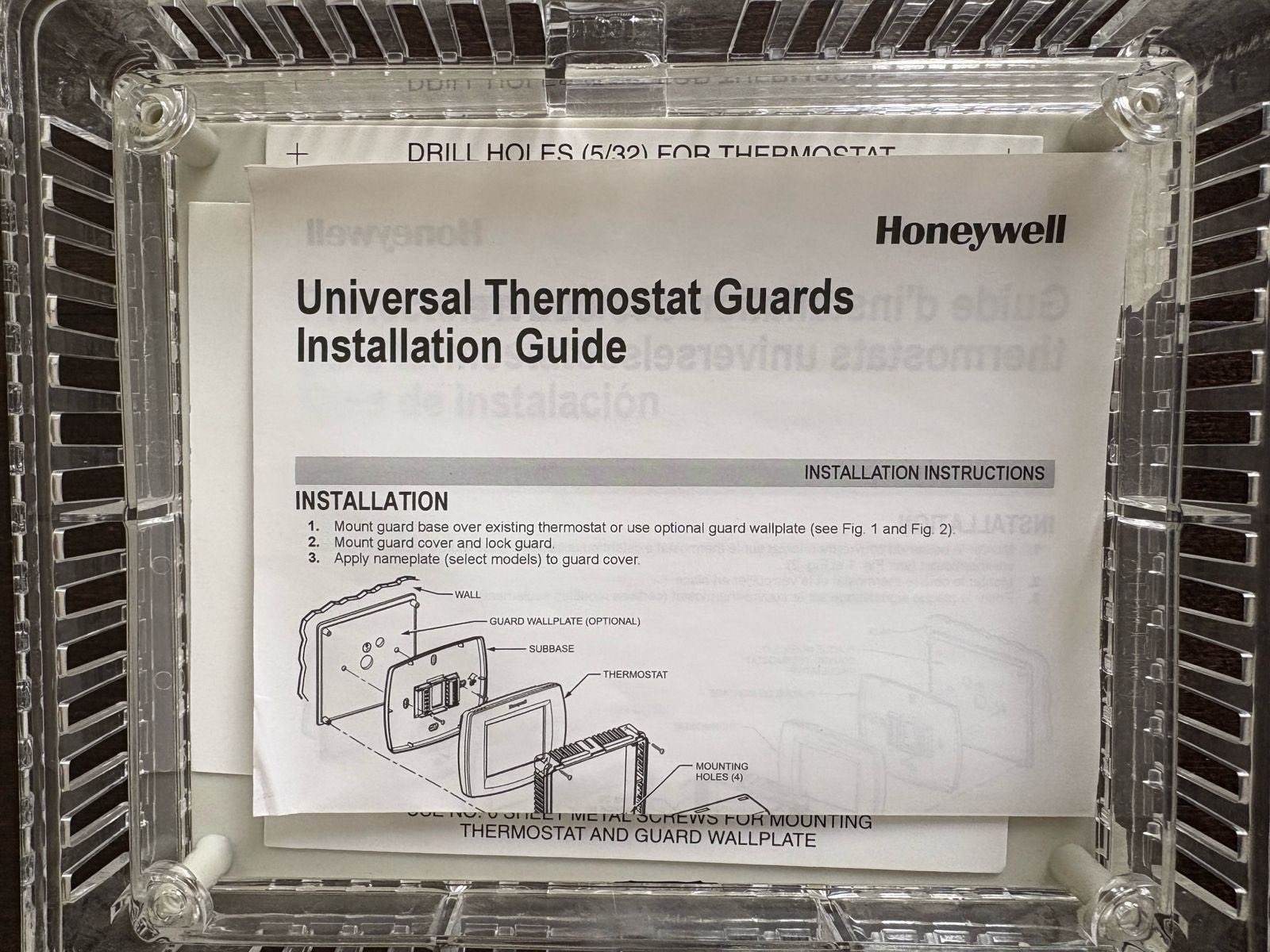 Clear Thermostat Cover With Lock - photo 5