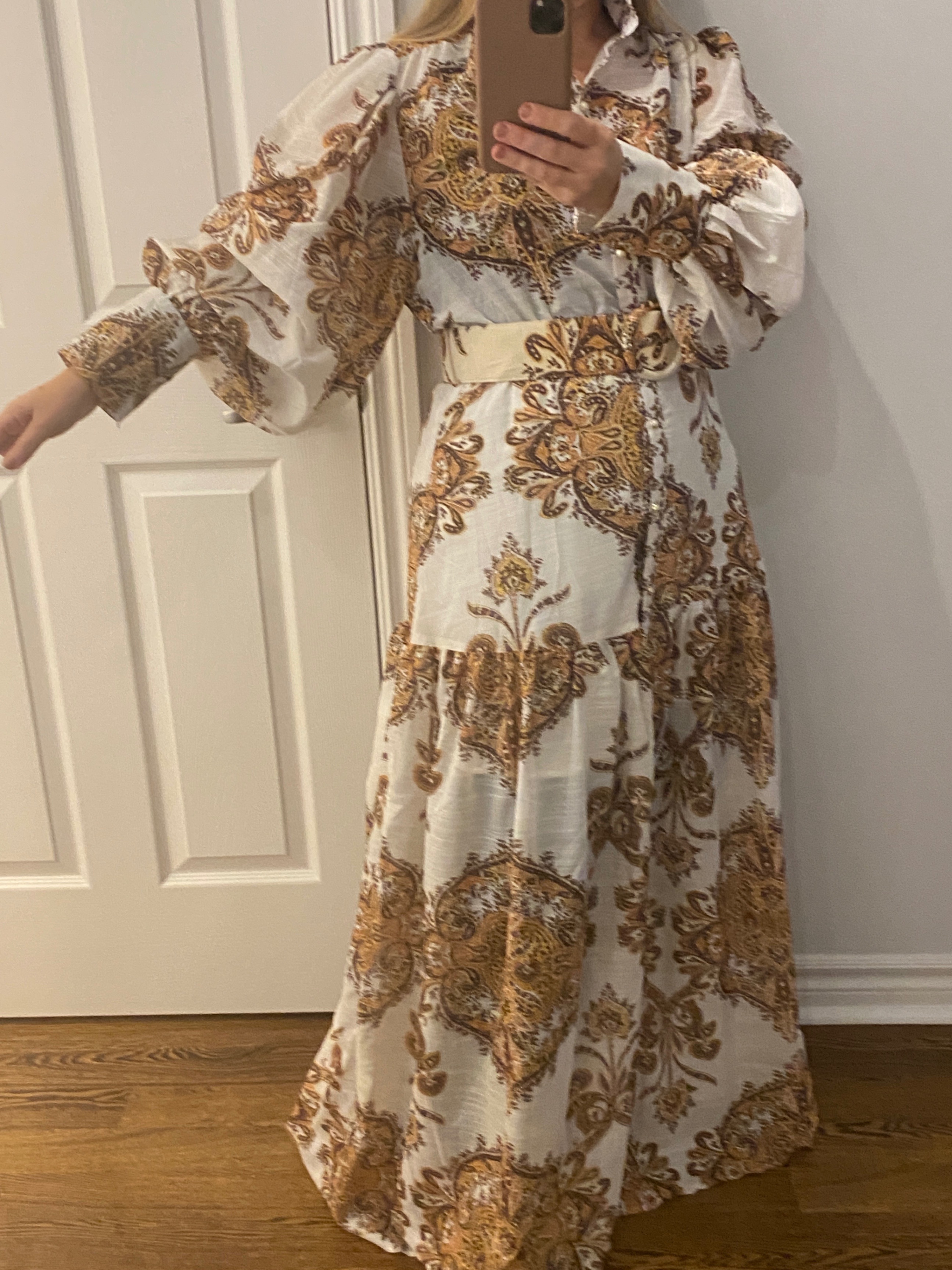 Patterned Maxi Dress