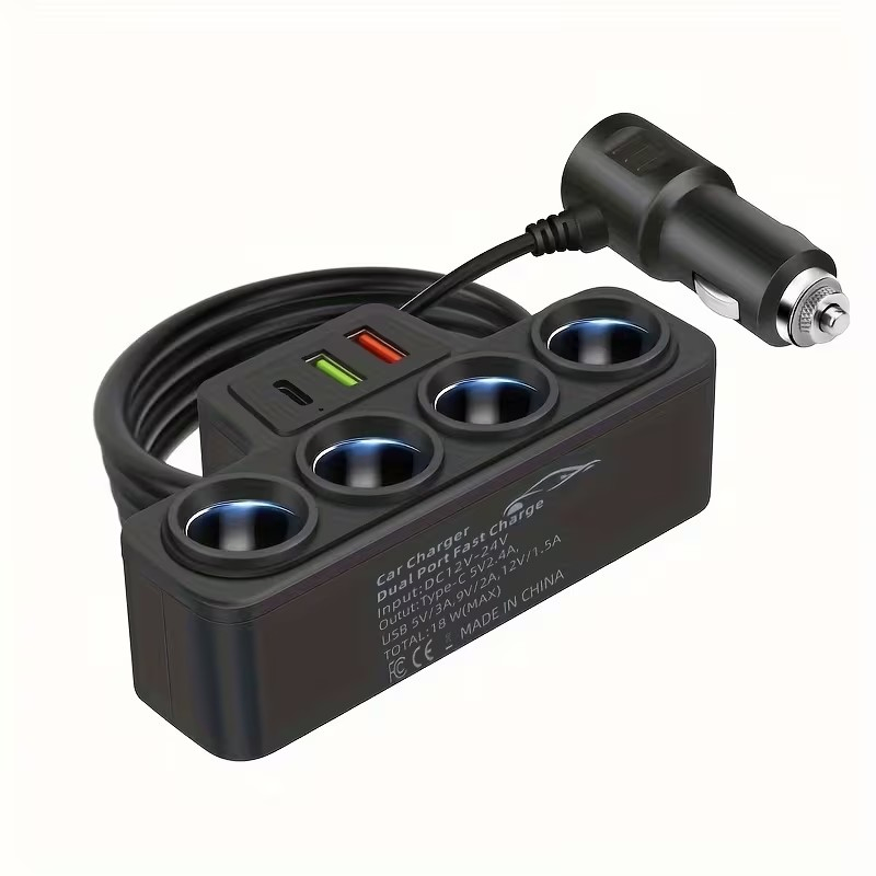 Multi-function Interface High-power Car Charger