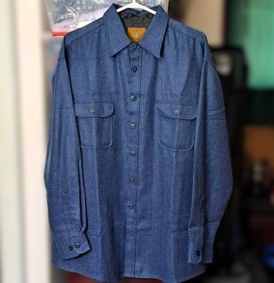 New St. John's Bay Men's Classic Flannel Lined Twill Shacket