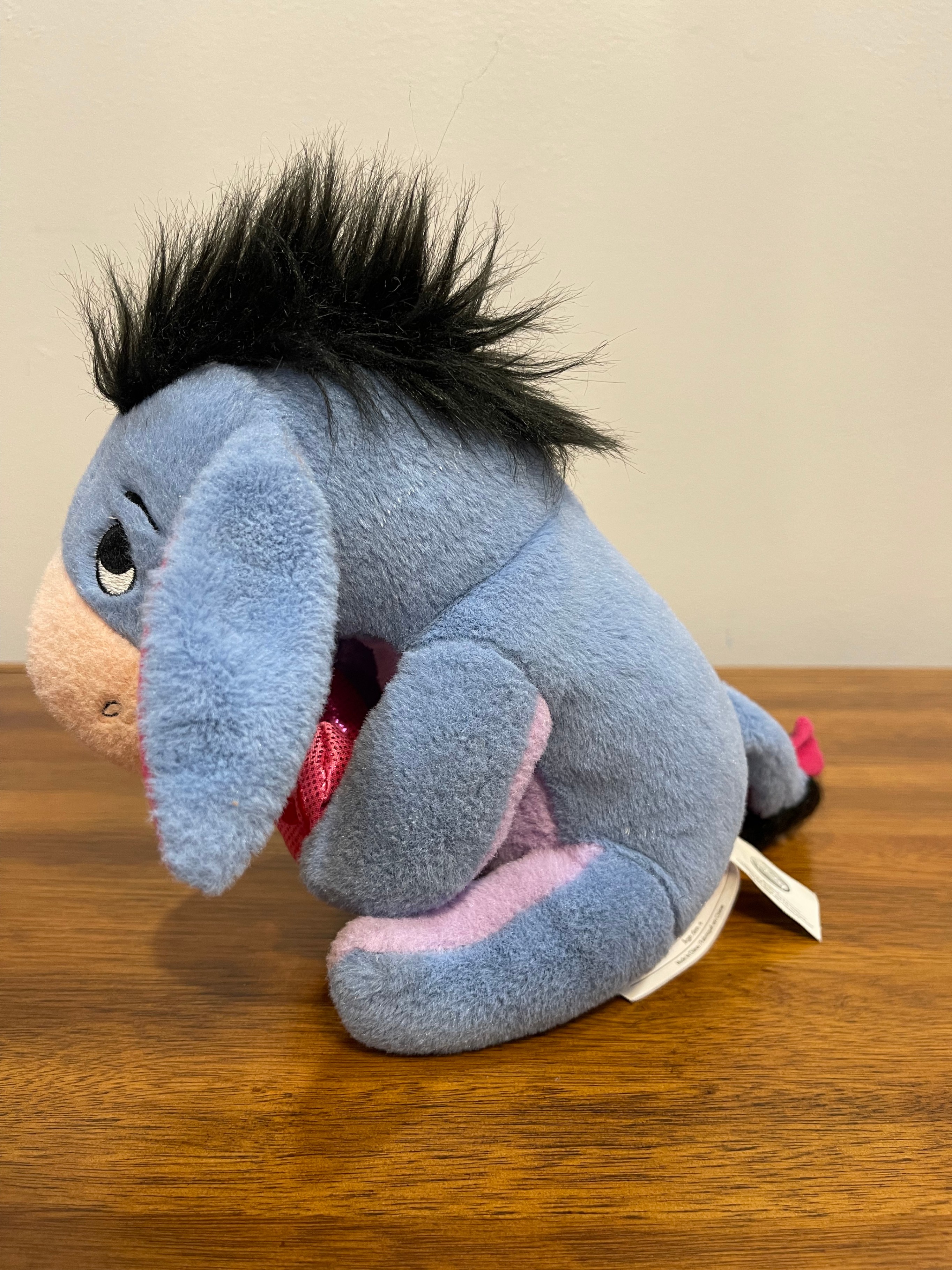 Disney Eeyore Plush Stuffed Animal You & Me Heart Valentine - photo 5