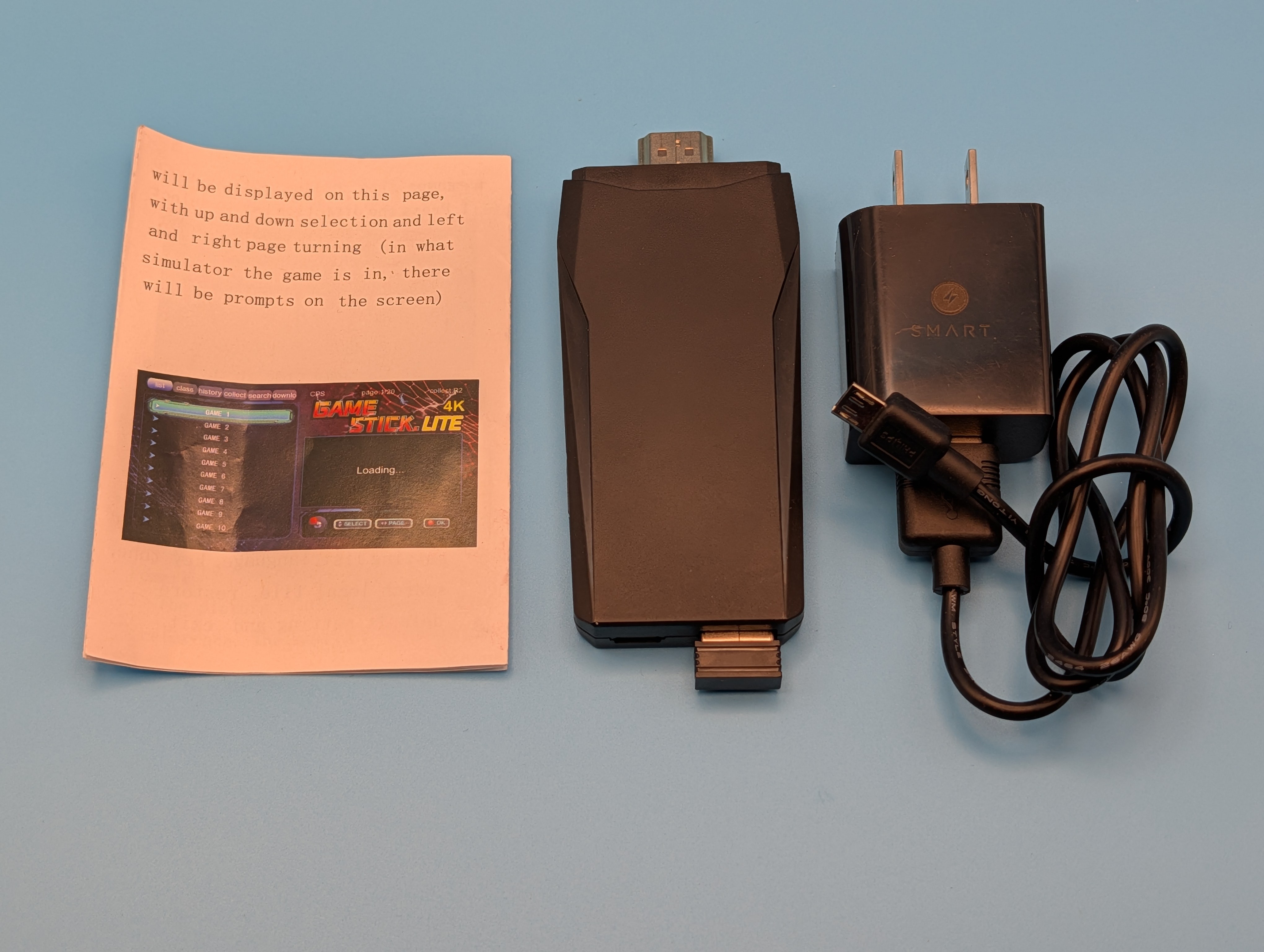 4K Game Stick Lite with 2 Wireless Controllers - photo 2