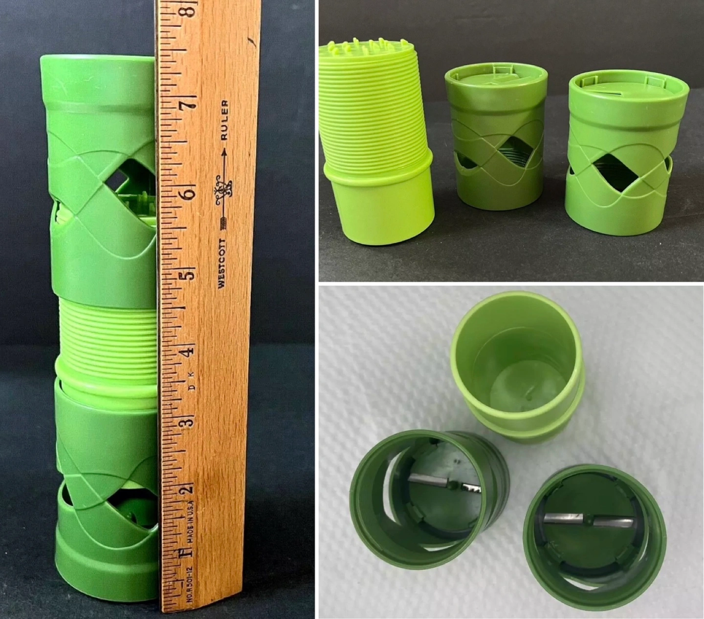 🧡 Lot (2) Spiral Vegetable Slicer / Twister Shredder Tool - photo 5