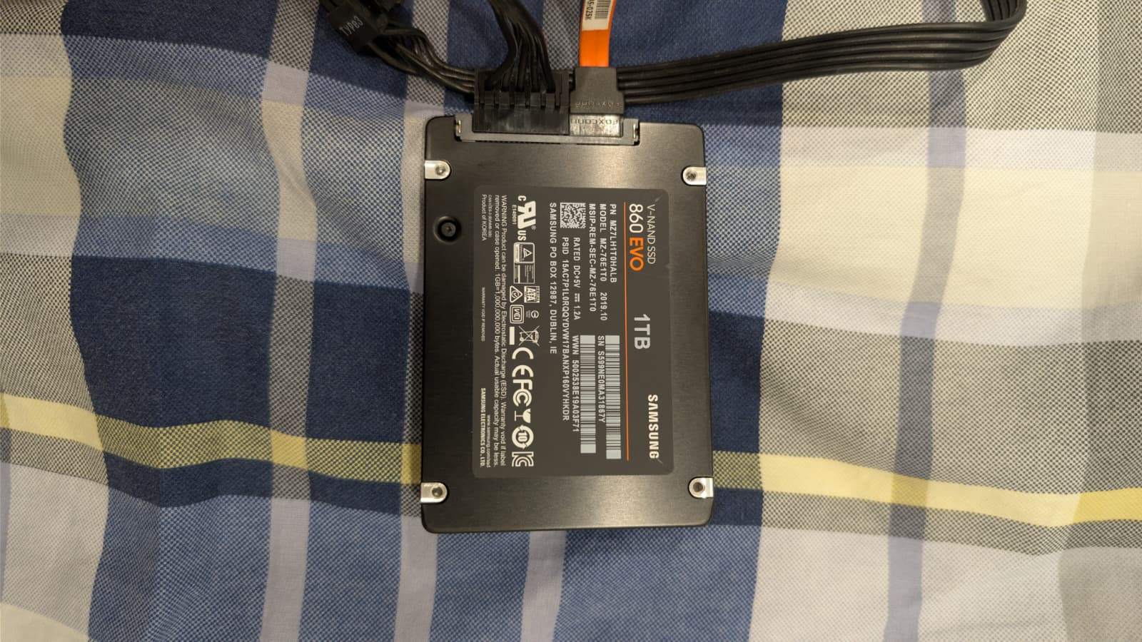 SAMSUNG 860 EVO 1TB SATA SSD