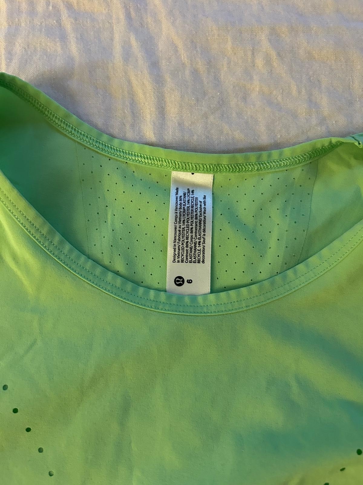 Lululemon Swift Ventilated Running Tank Top size 6 - photo 5