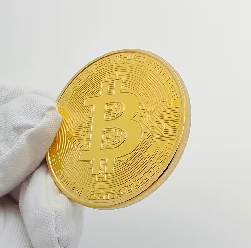 Bitcoin, Ethereum Collectible Coins, And Dogecoin - photo 4