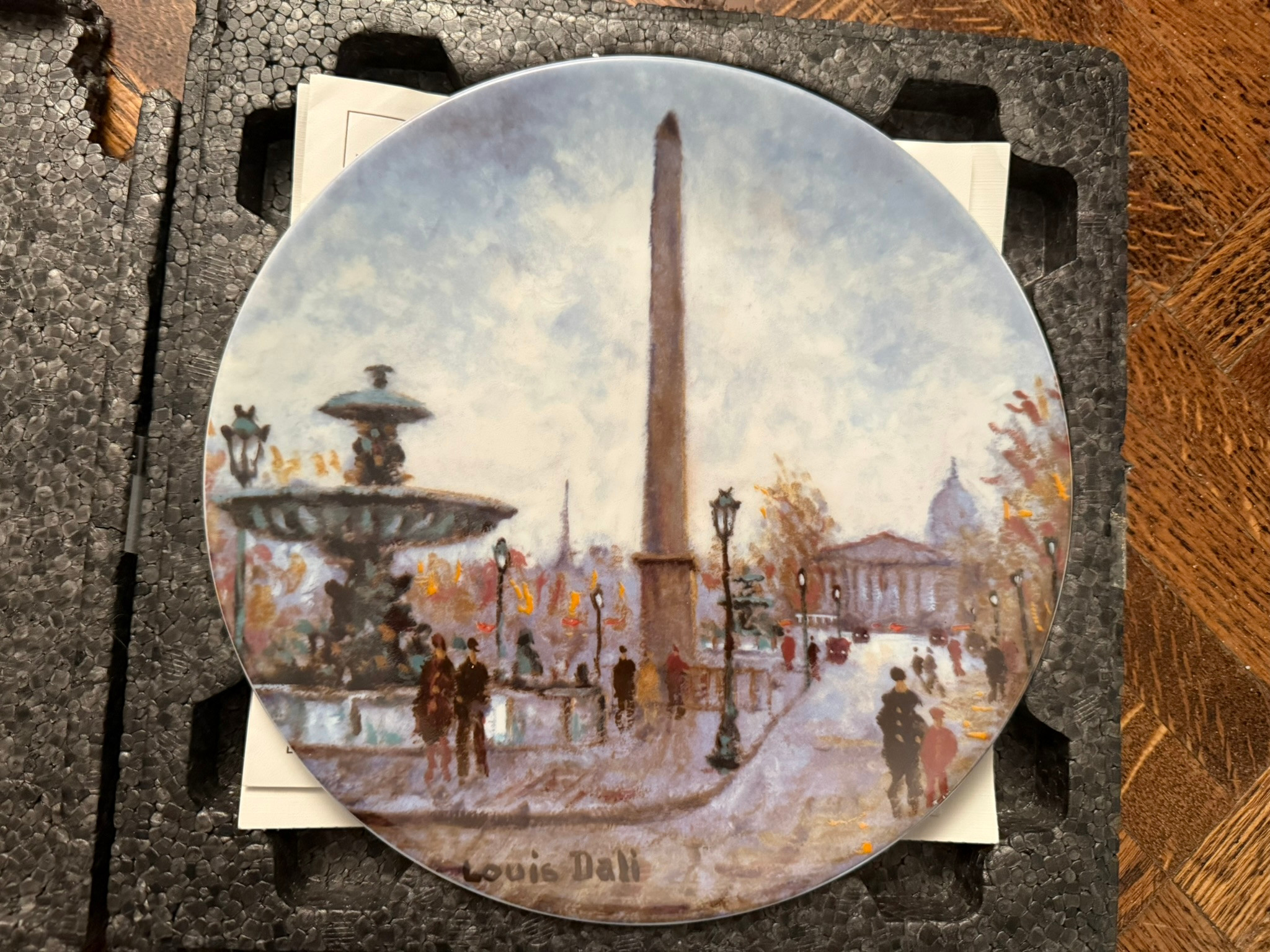 La Place de la Concorde - Twelve Parisian Palaces of Louis Dali
